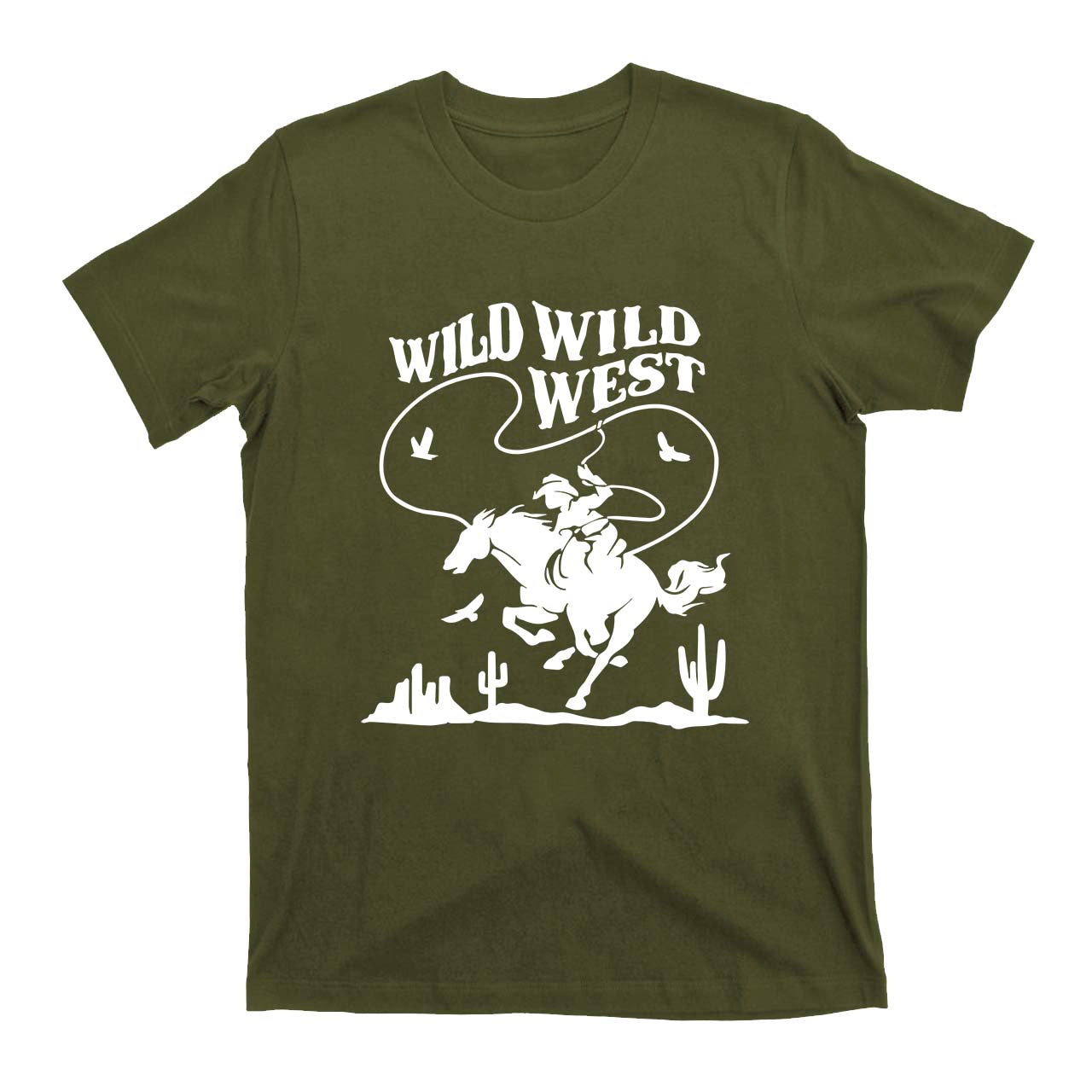 Vintage Look Wild West Cowboy T-Shirts