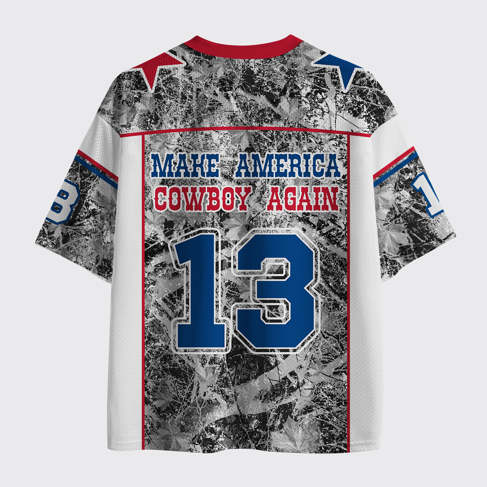 Personalized Retro Cowboy Spirit Mesh Jersey