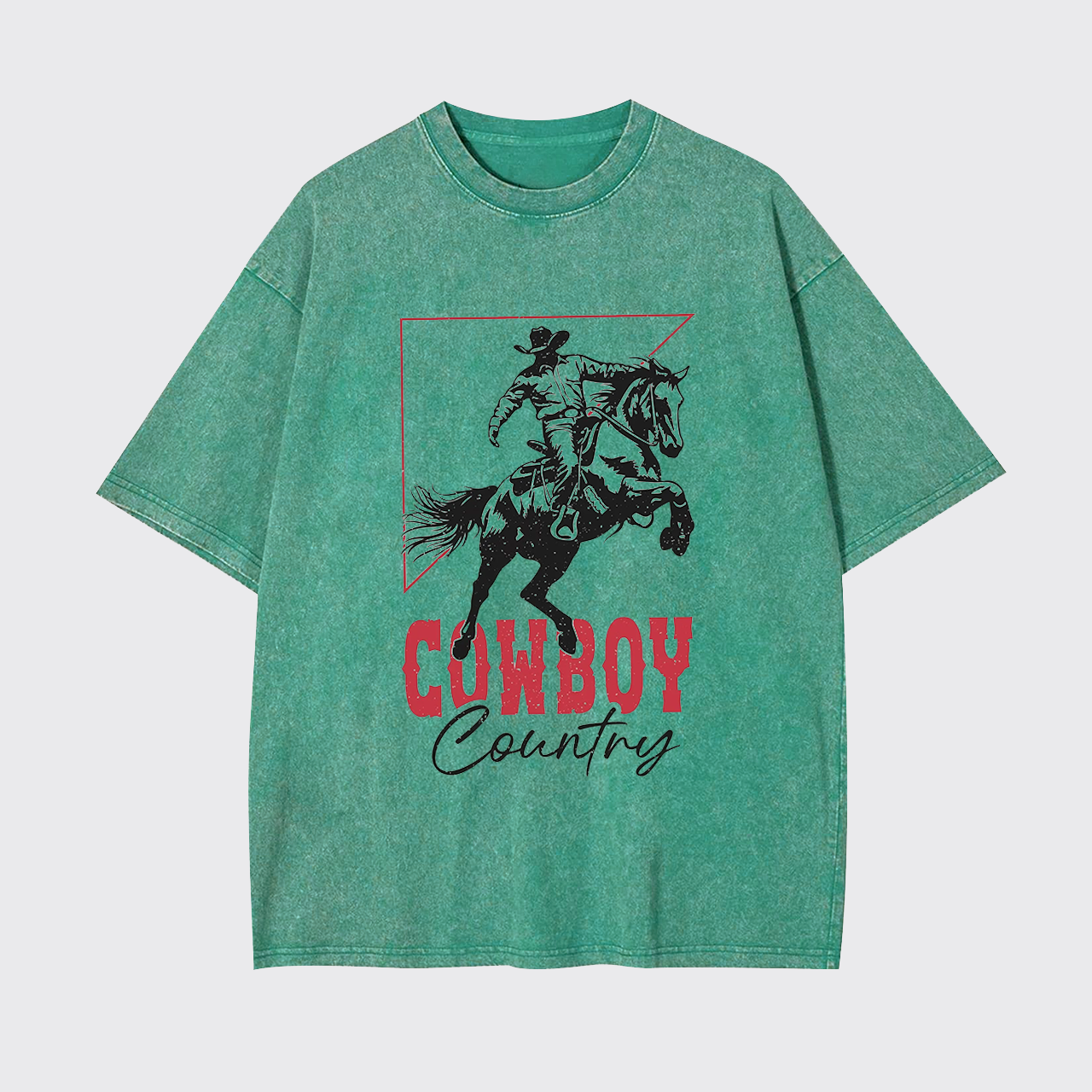 Western Cowboy Country Garment-dye Tees
