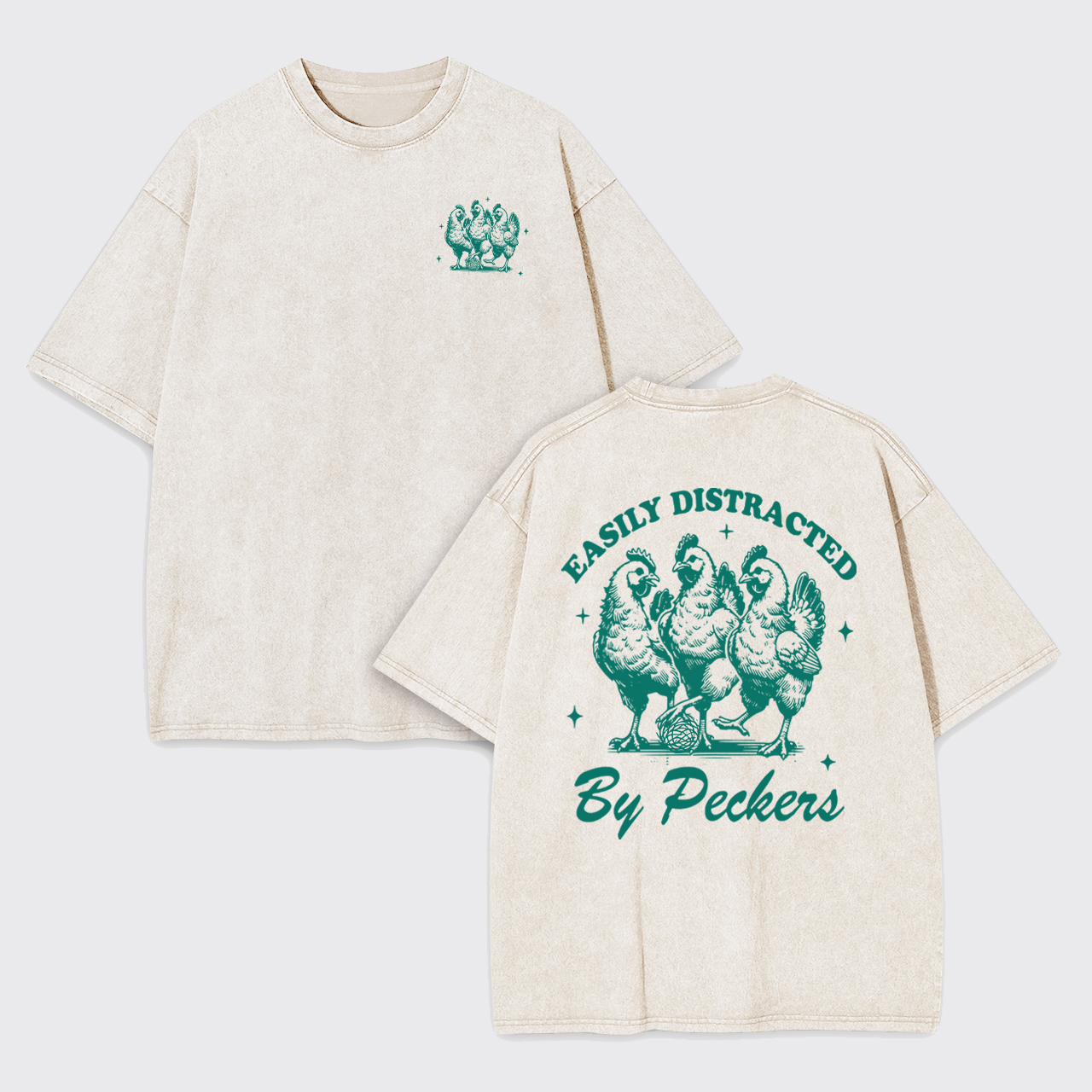 Easily Distracted Garment-dye Tees