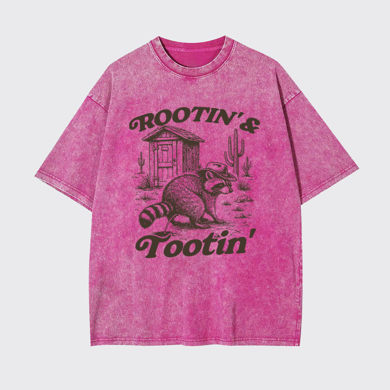 Rootin' and Tootin' Feral Cowboy Garment-dye Tees