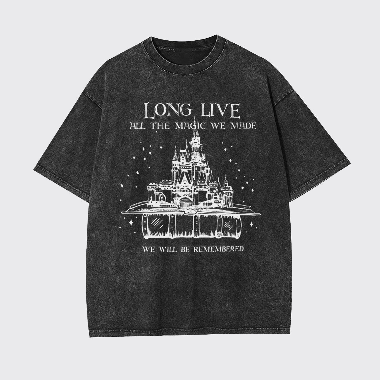 Vintage Long Live We Will Be Remembered Garment-dye Tees