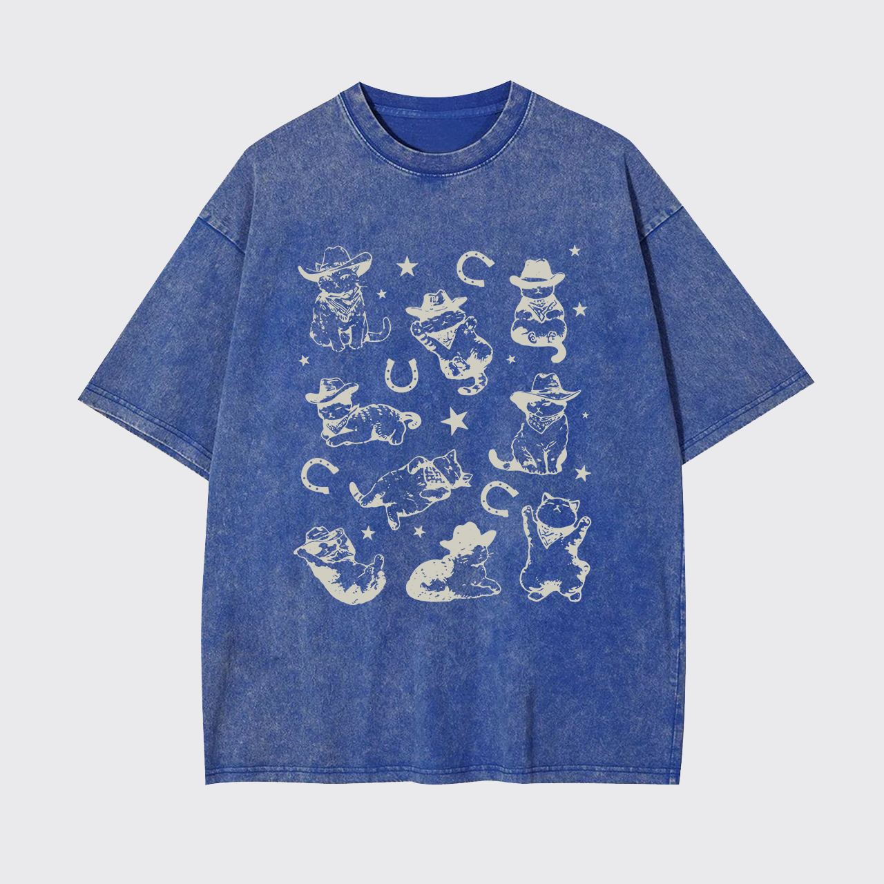 Cowboy Cats And Kittens Garment-dye Tees