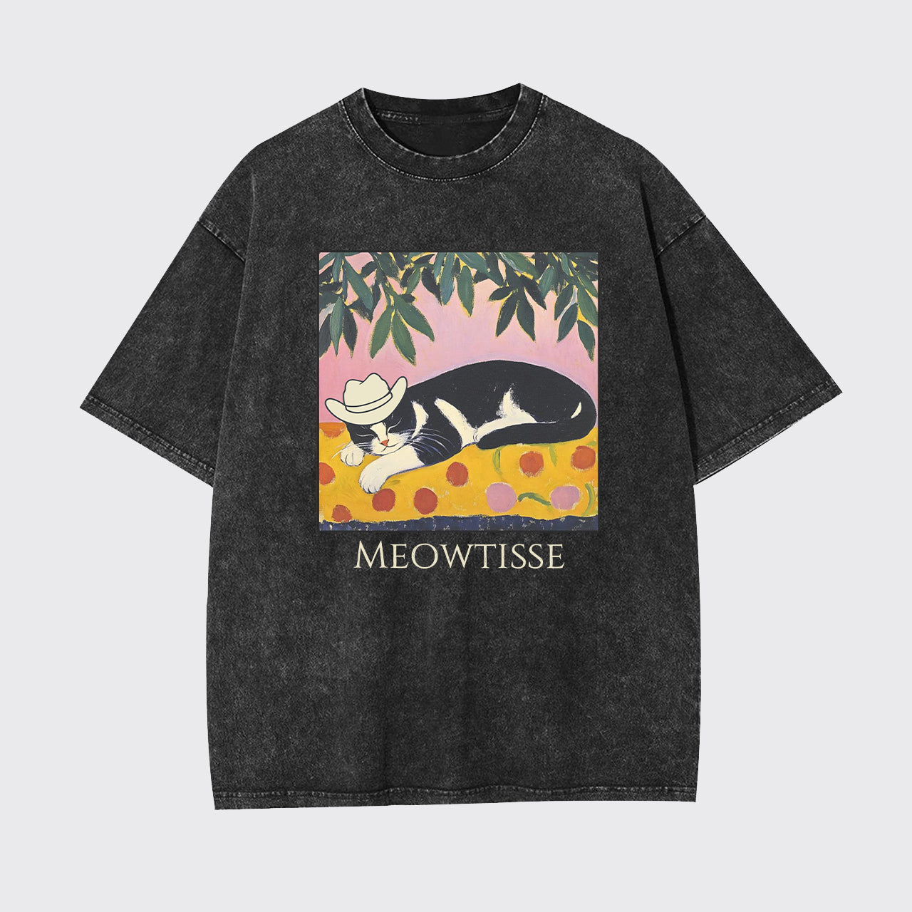 Meowtisse Cat Garment-dye Tees