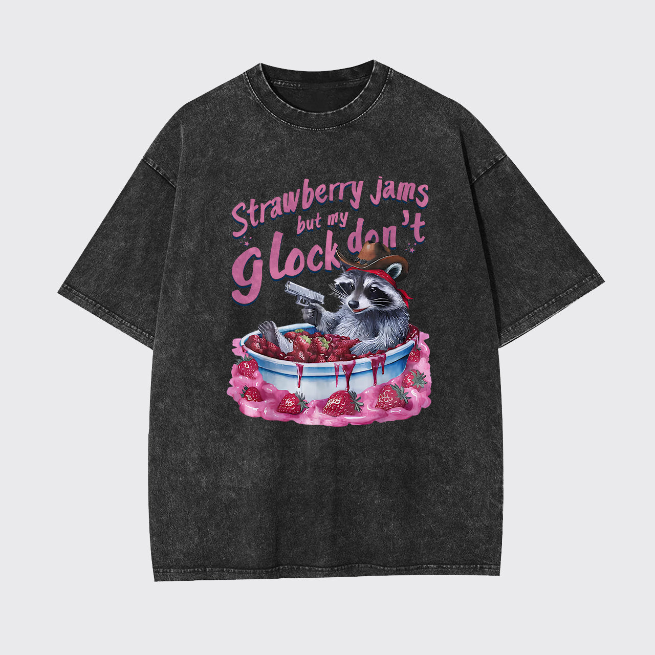 Let's Soak In The Strawberry Bath Garment-dye Tees