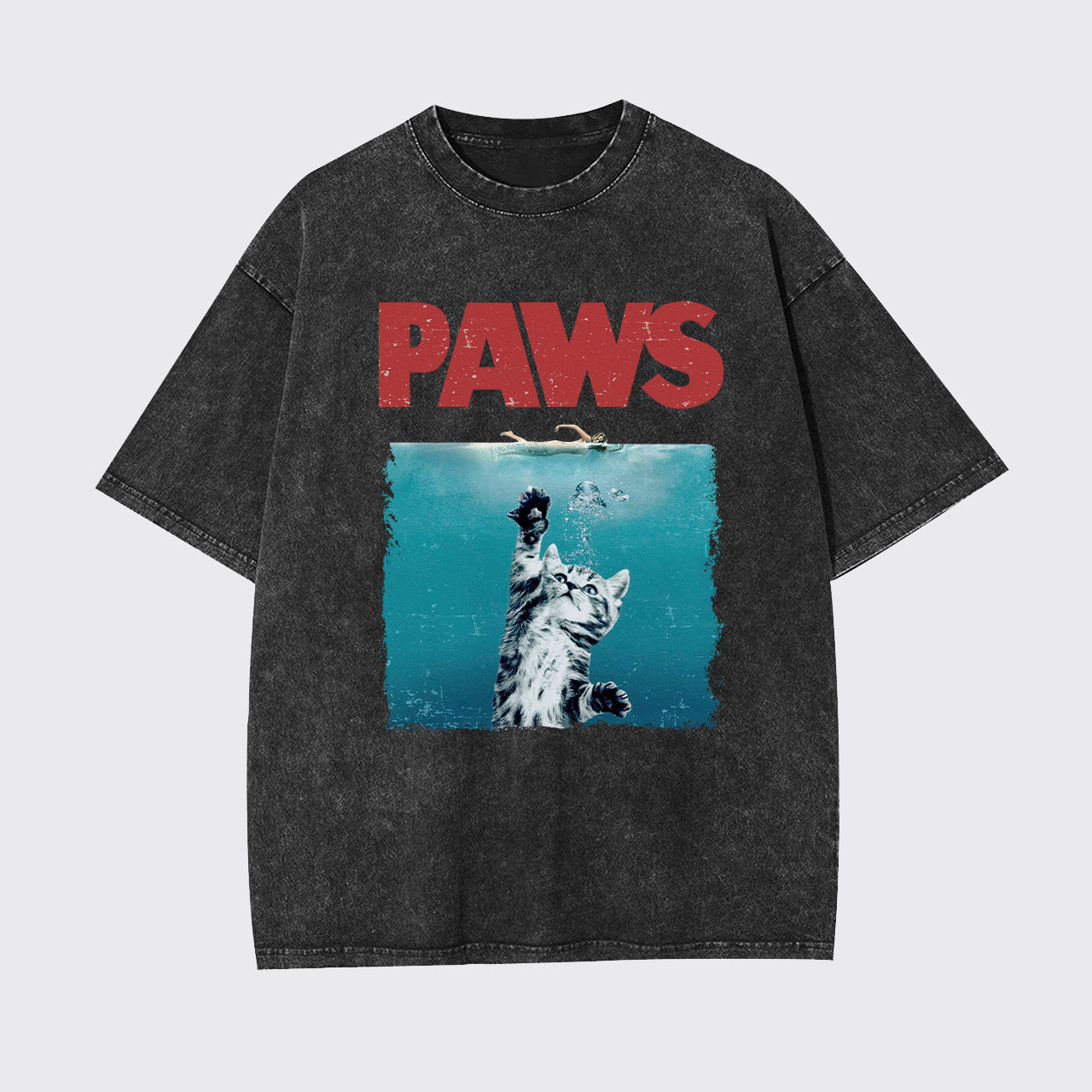 Paws Kitten Jaws Garment-dye Tees