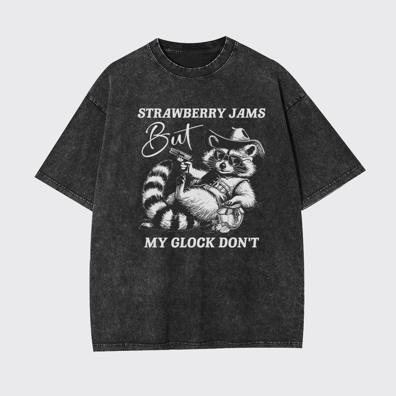 Funny Trash Raccoon Garment-dye Tees