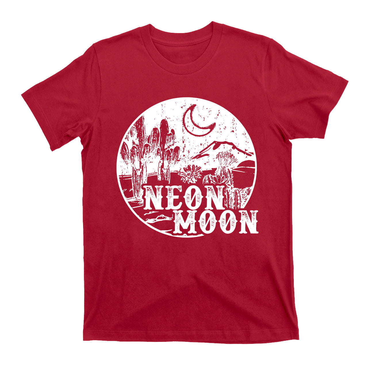 Black And White NEON MONN Western Rodeo T-Shirt