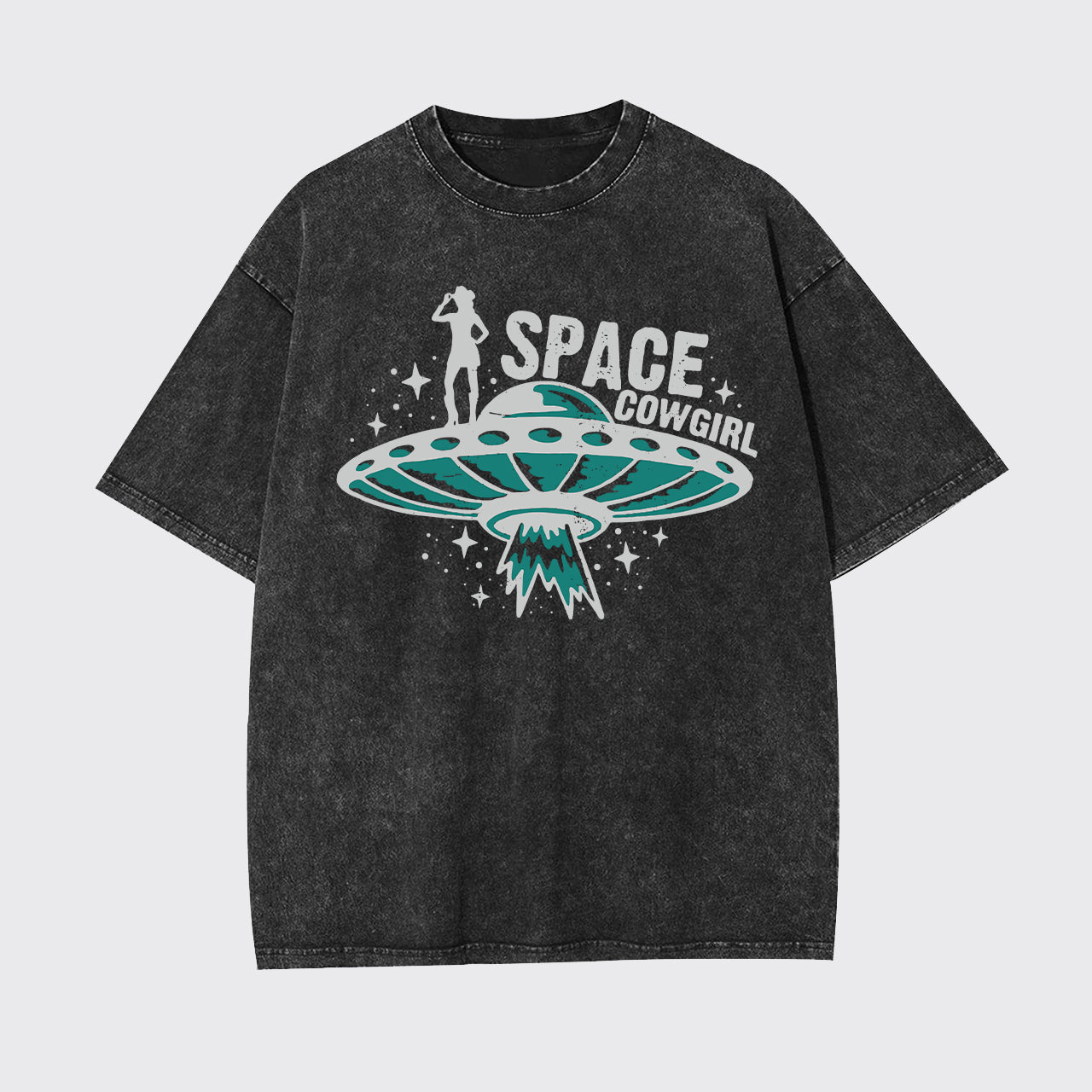 The Cowgirl Is Here To Pick You Up Garment-dye Tees