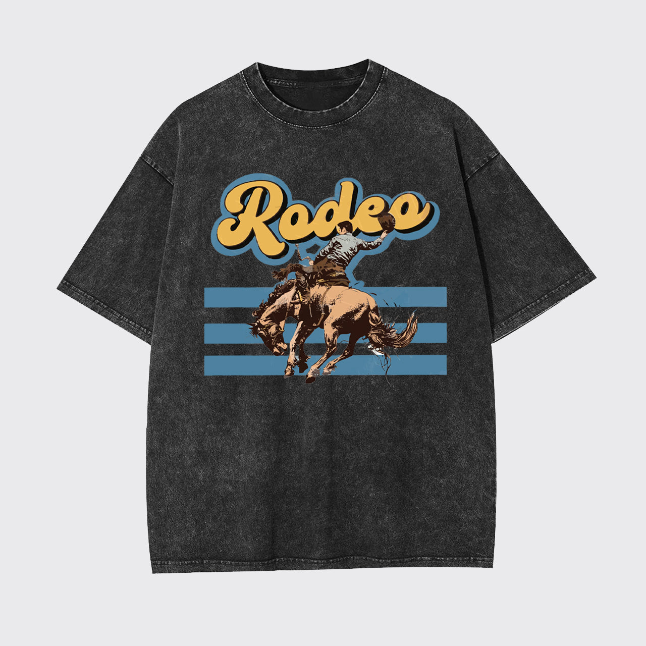 Western Rodeo Cowboy Garment-dye Tees