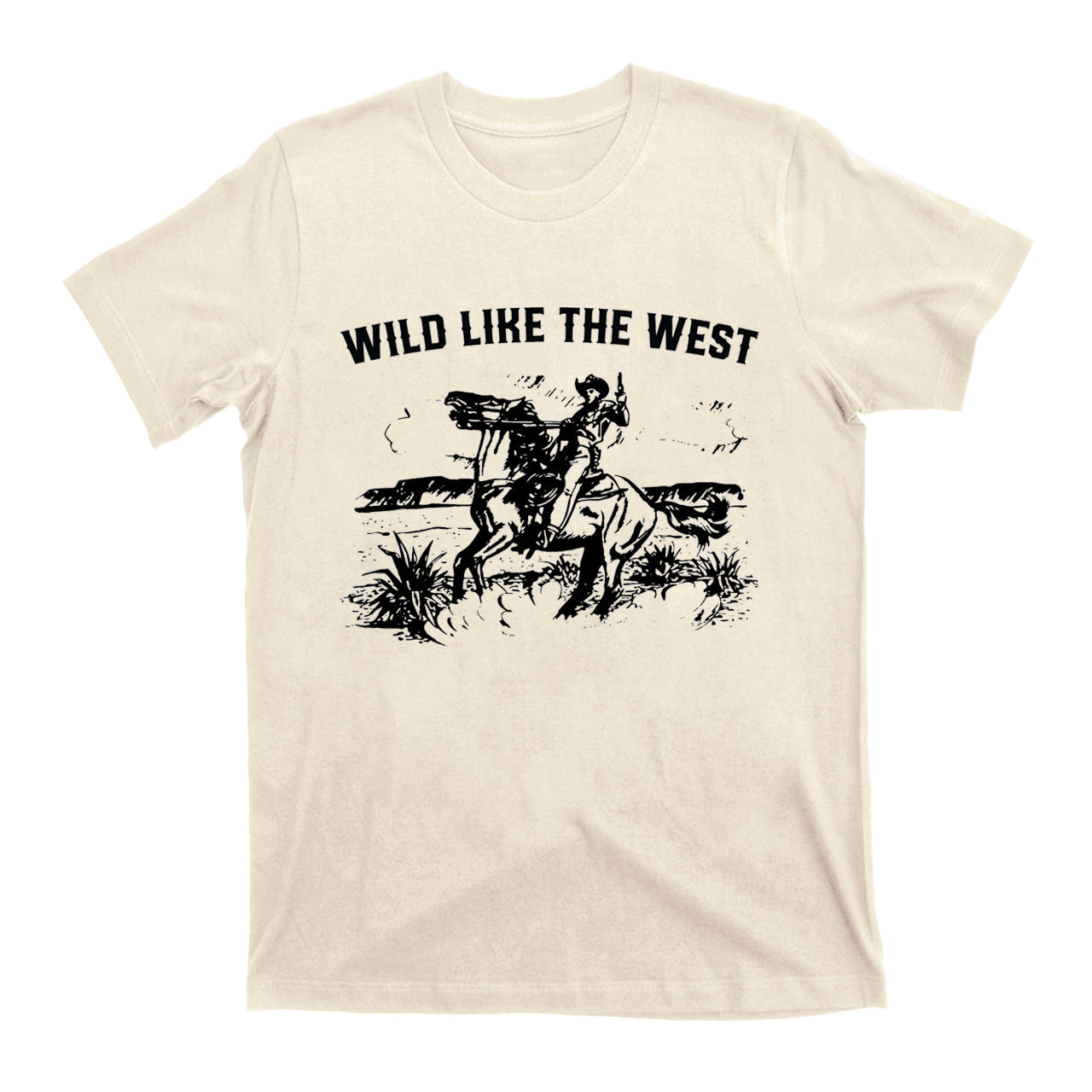 Wild Like The West Cowboy T-shirts