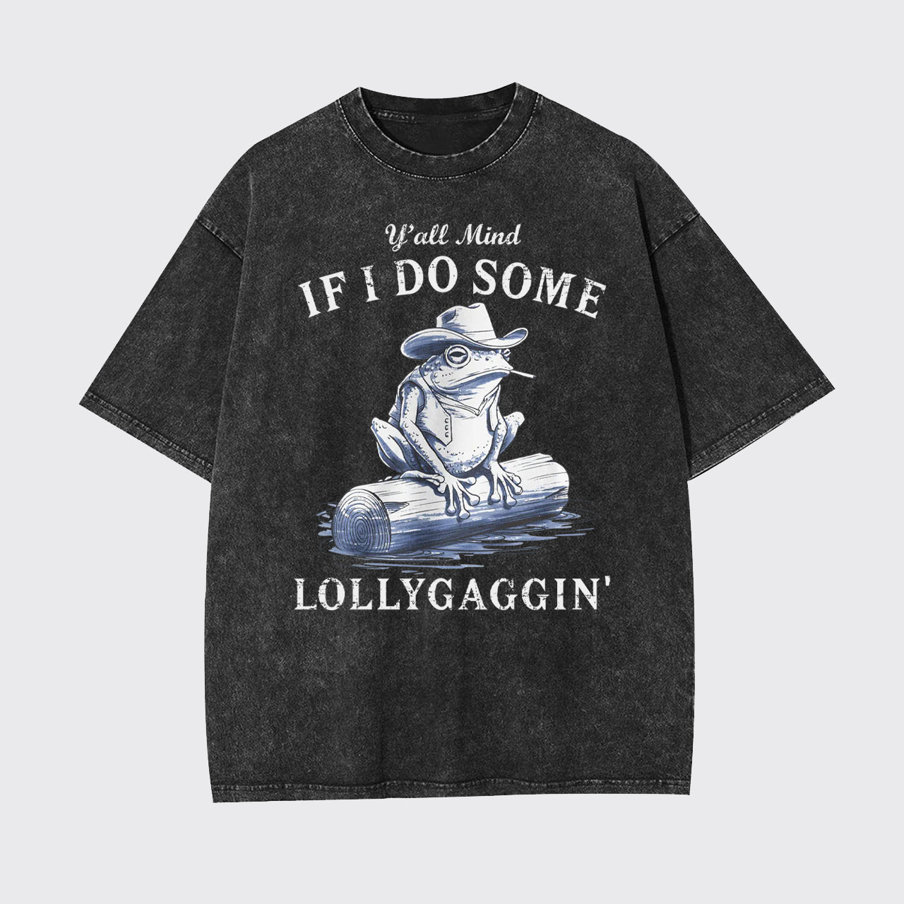 Vintage Cowboy Frog Garment-dye Tees