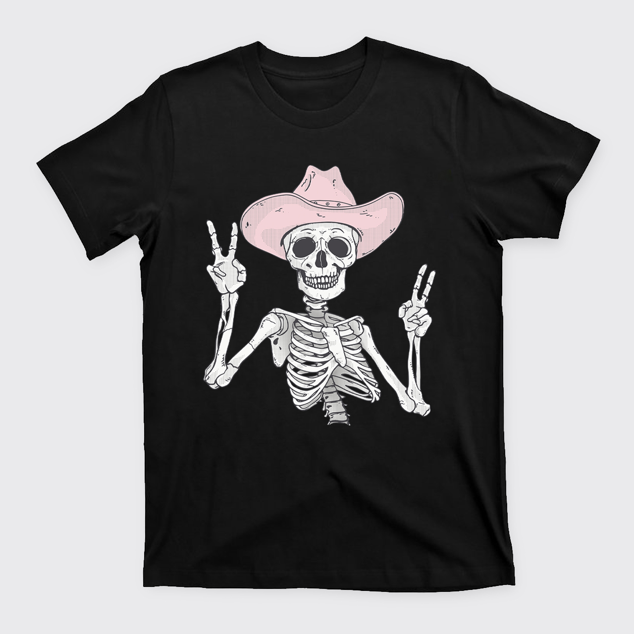 The Pink Skull Is Halloween T-Shirts