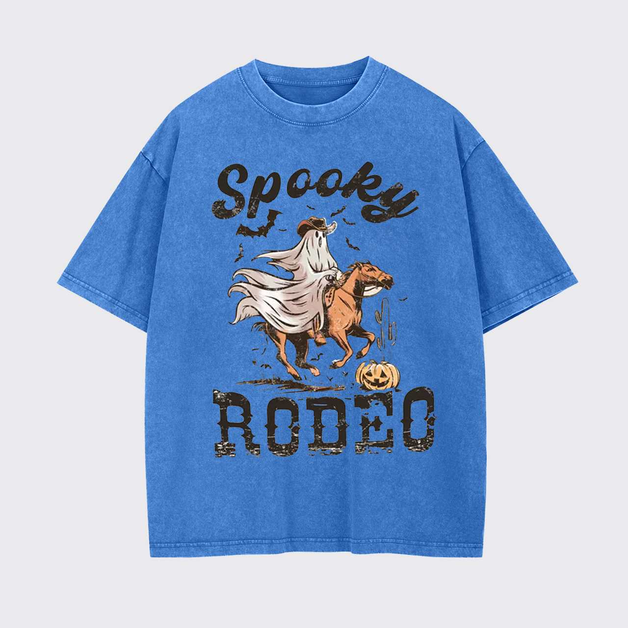 Western Halloween Spooky Rodeo Garment-dye Tees