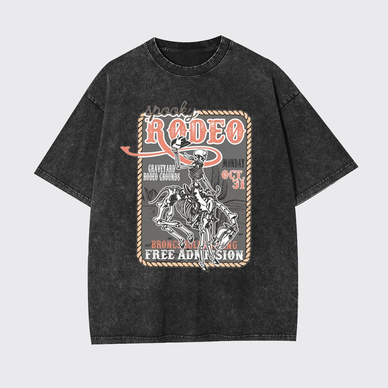 Halloween Trick or Treat Spooky Garment-dye Tees