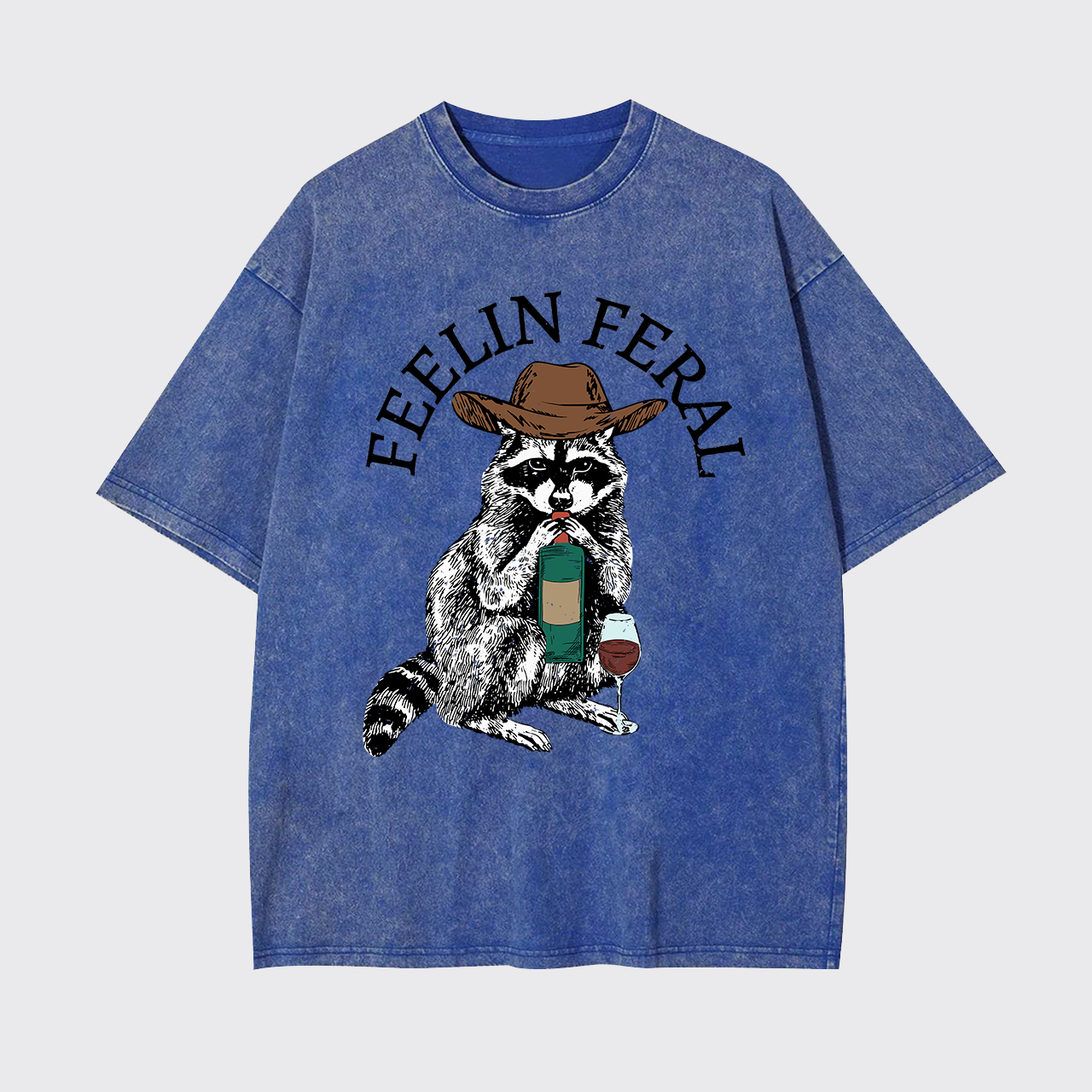 Funny Raccoon Garment-dye Tees