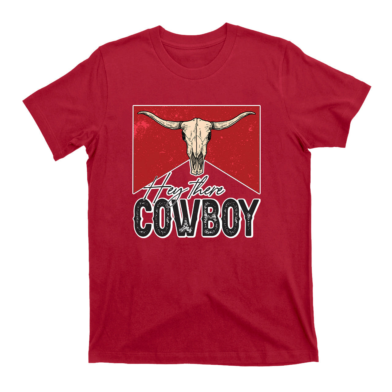 Hey There Cowboy Vintage Western Cowboy T-Shirt