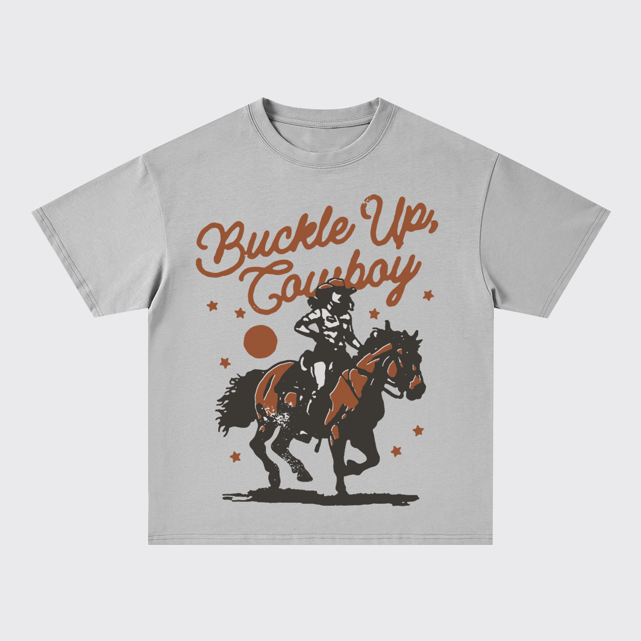 Buckle Up Cowboy Oversize T-Shirts