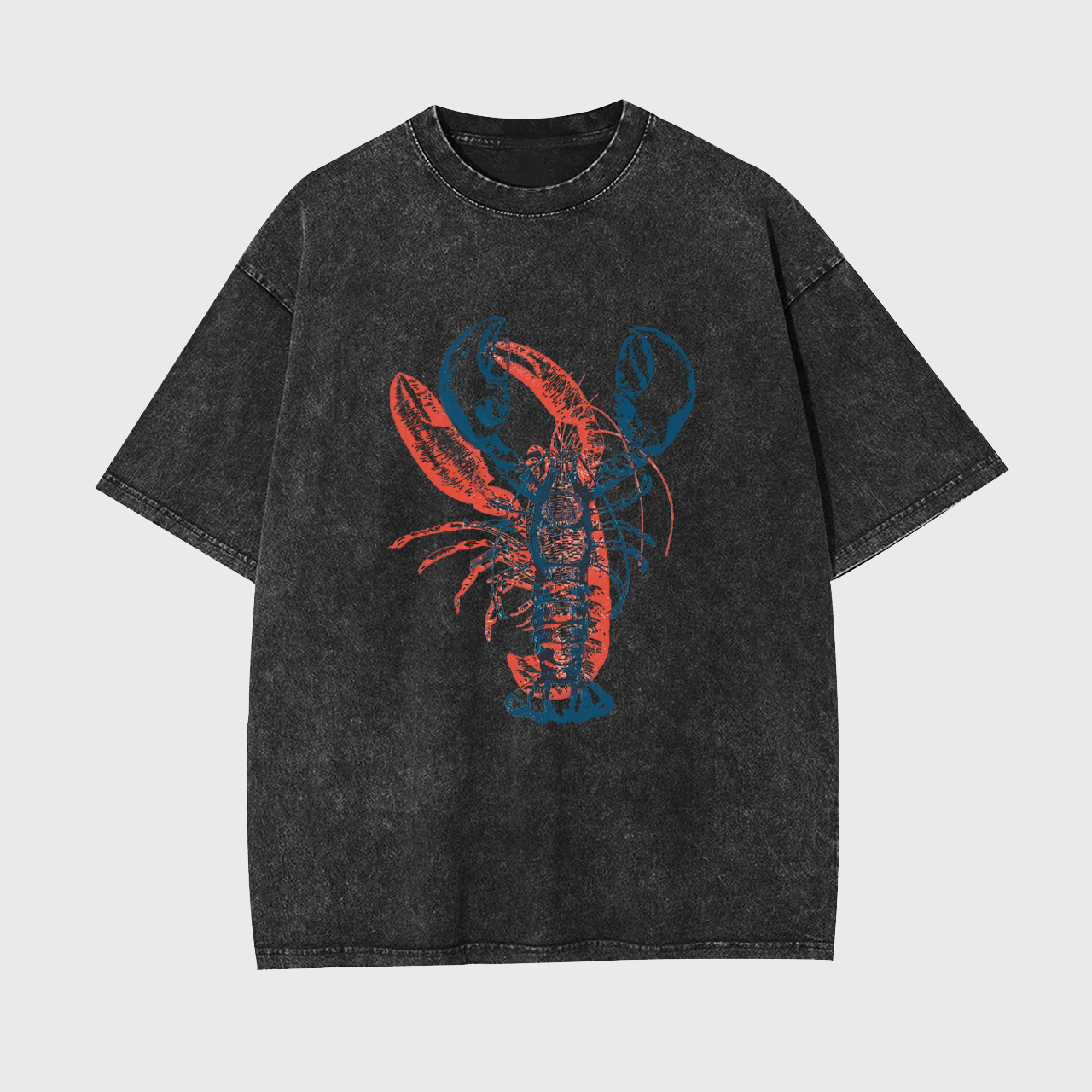Lobster Cowboy of the Sea Garment-dye Tees