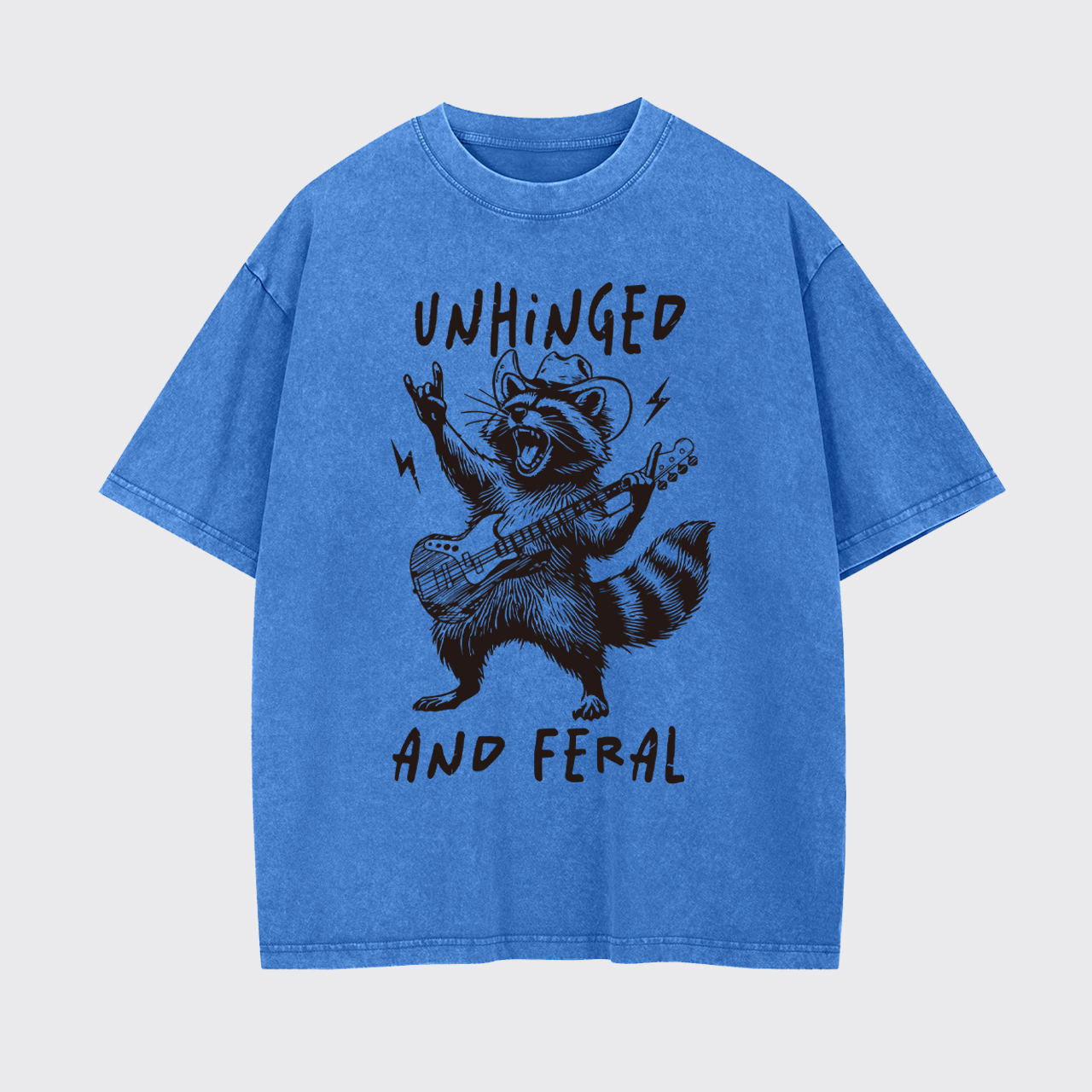 Unhinged And Feral Garment-dye Tees