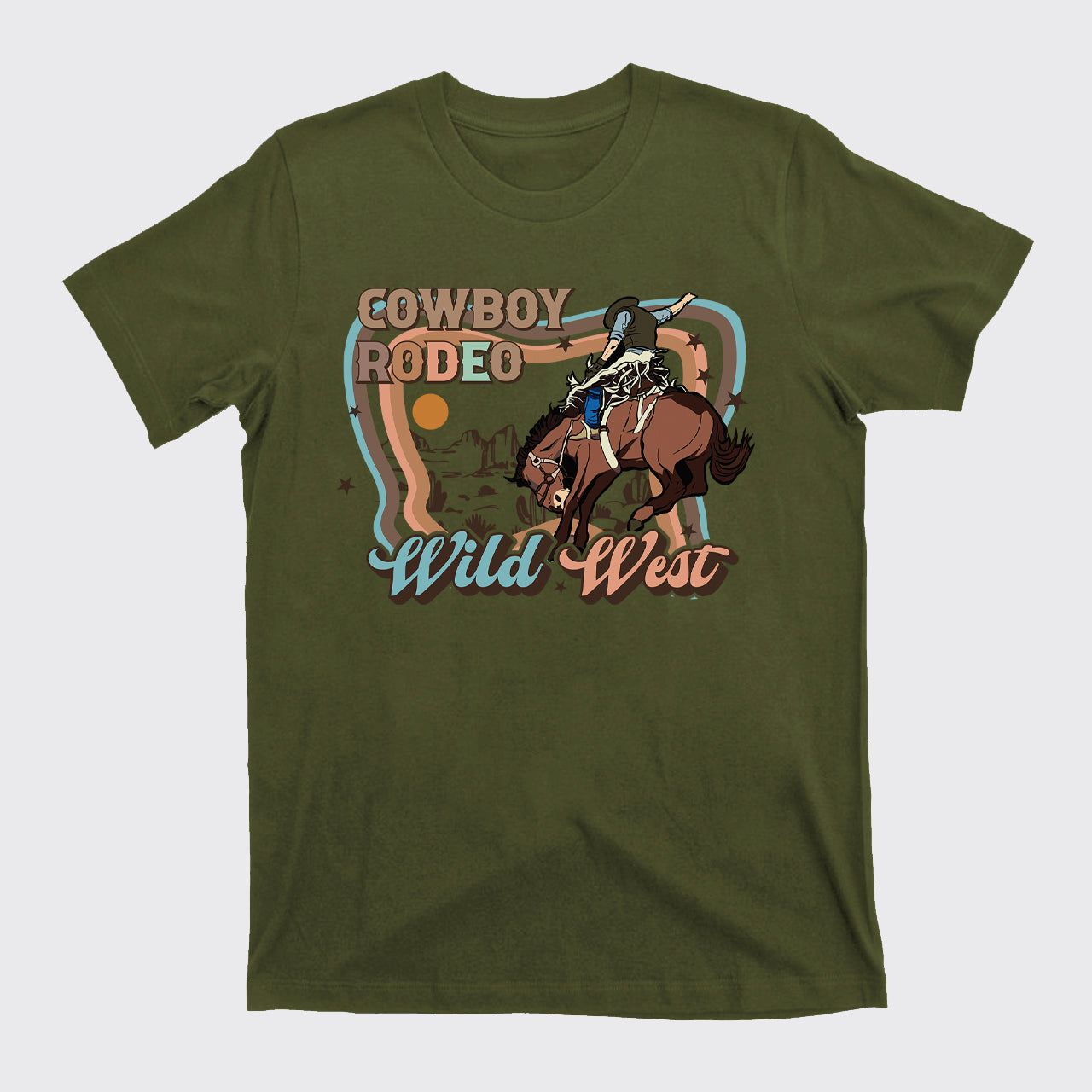 Cowboy Rodeo Wild West T-Shirts