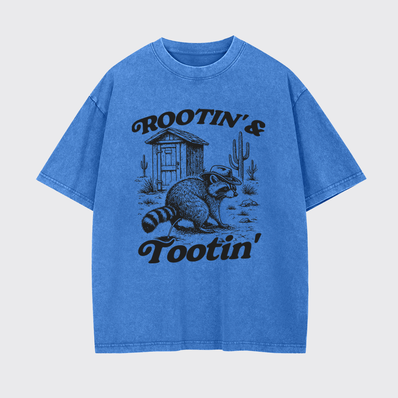 Rootin' and Tootin' Feral Cowboy Garment-dye Tees