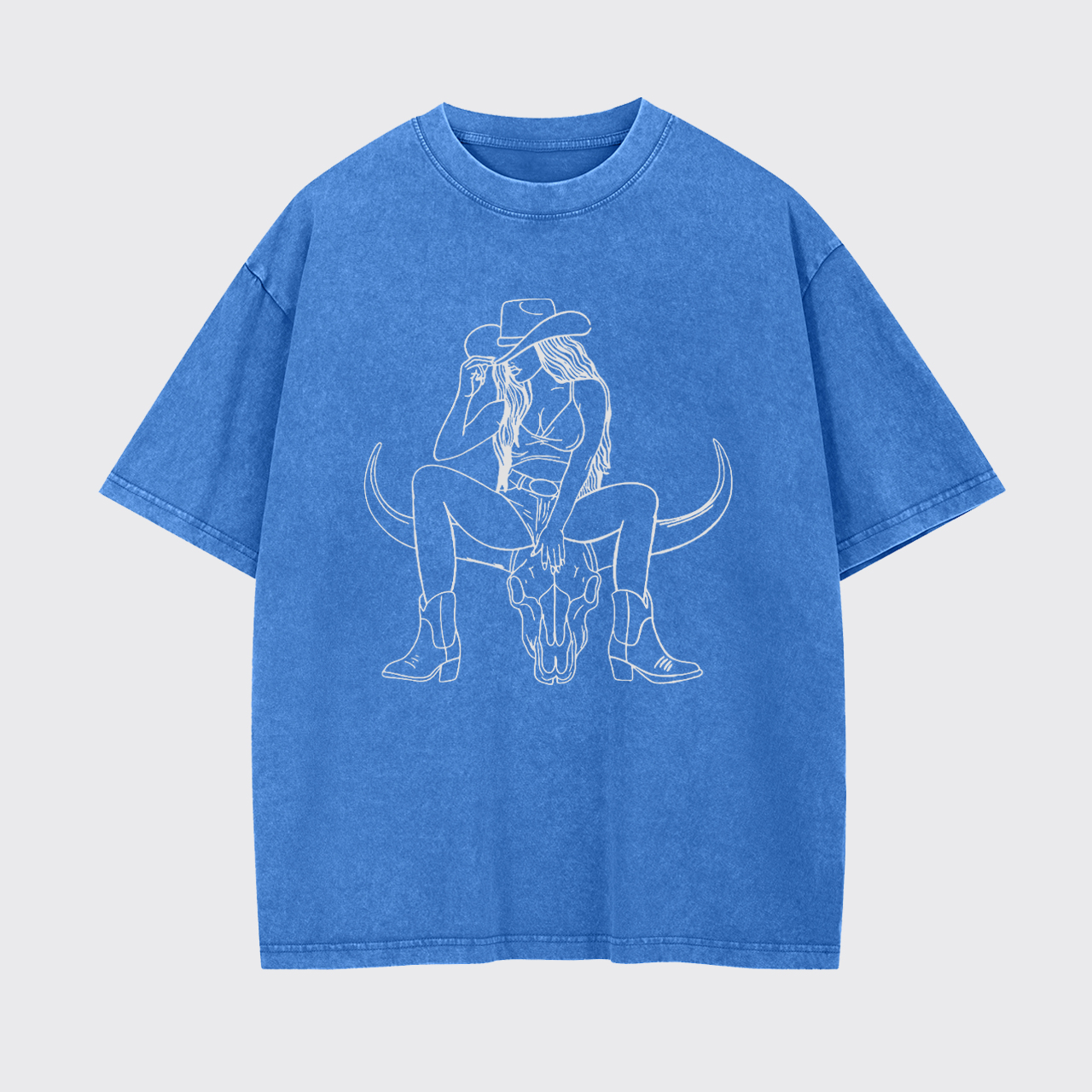 Western Rad Cowgirl Garment-dye Tees
