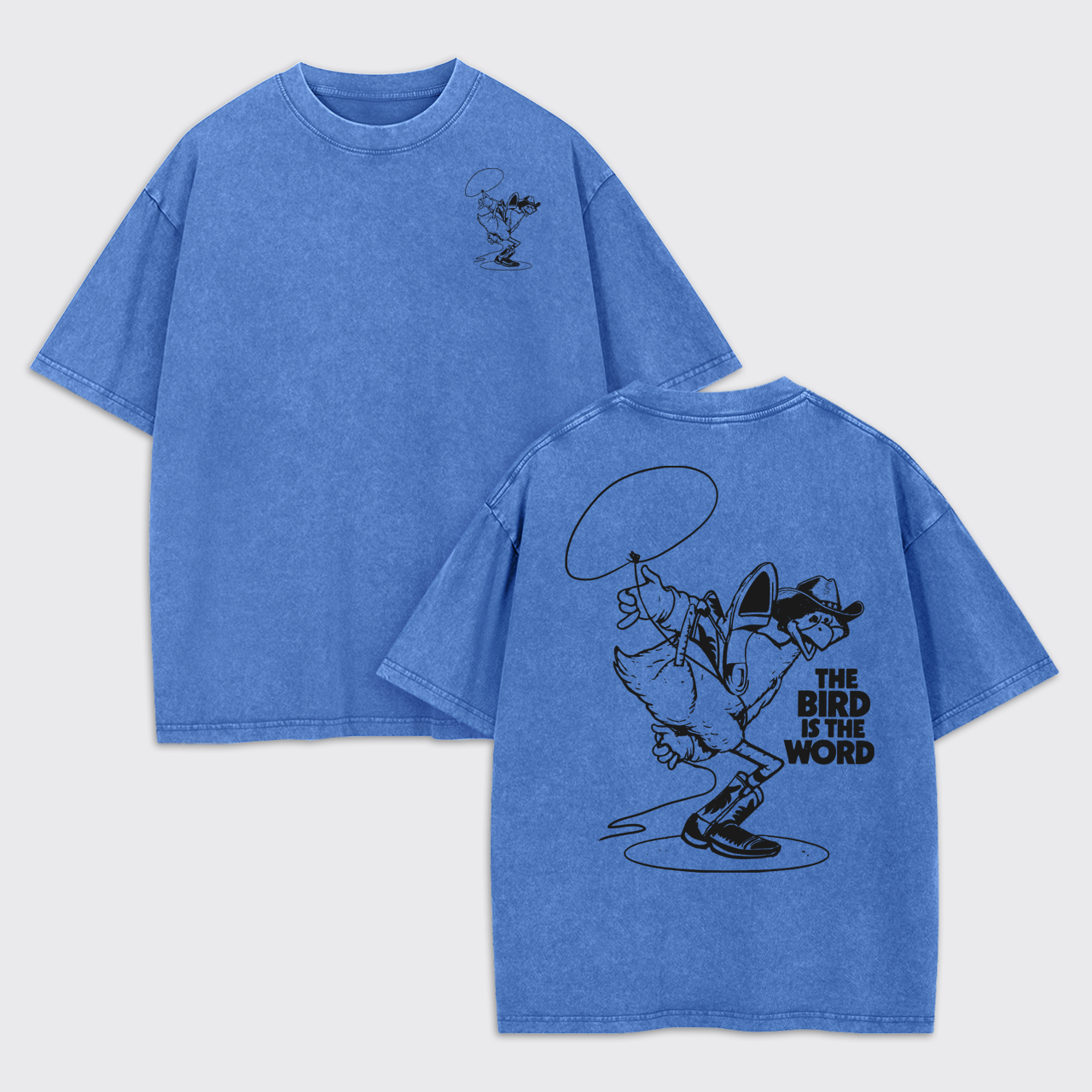 The Bird's Western Groove Garment-dye Tees