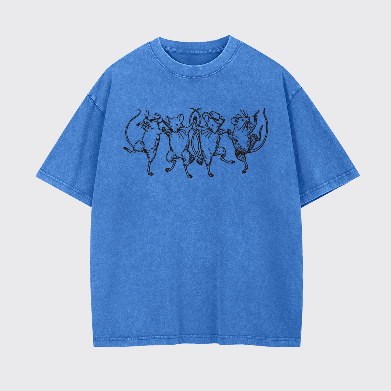 Dancing Cowboy Rats Garment-dye Tees