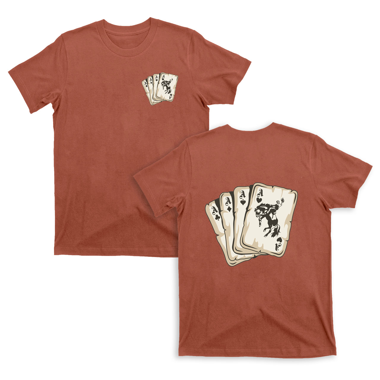 Cowboy Playing Cards  T-Shirts