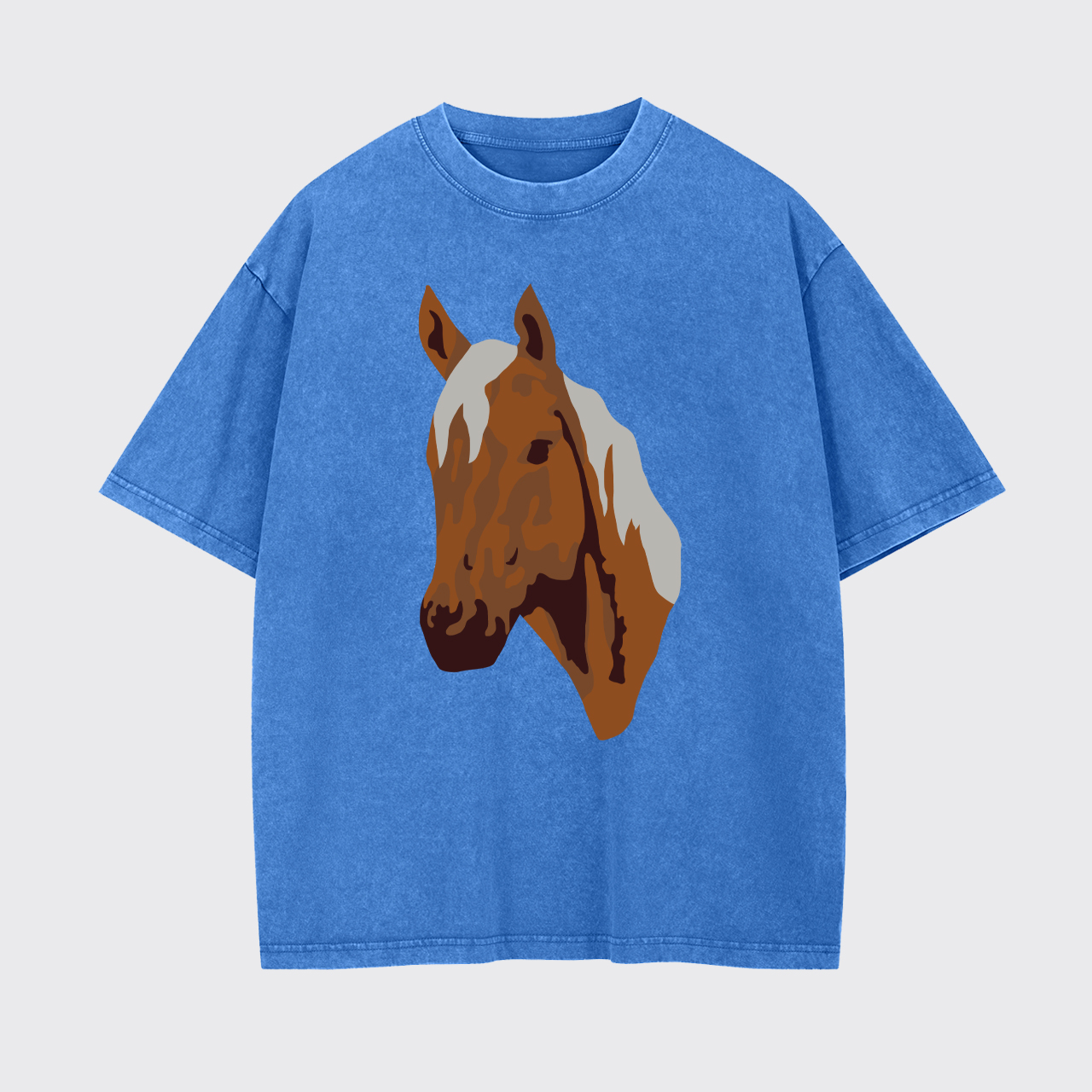 Rodeo Western Horse Garment-dye Tees