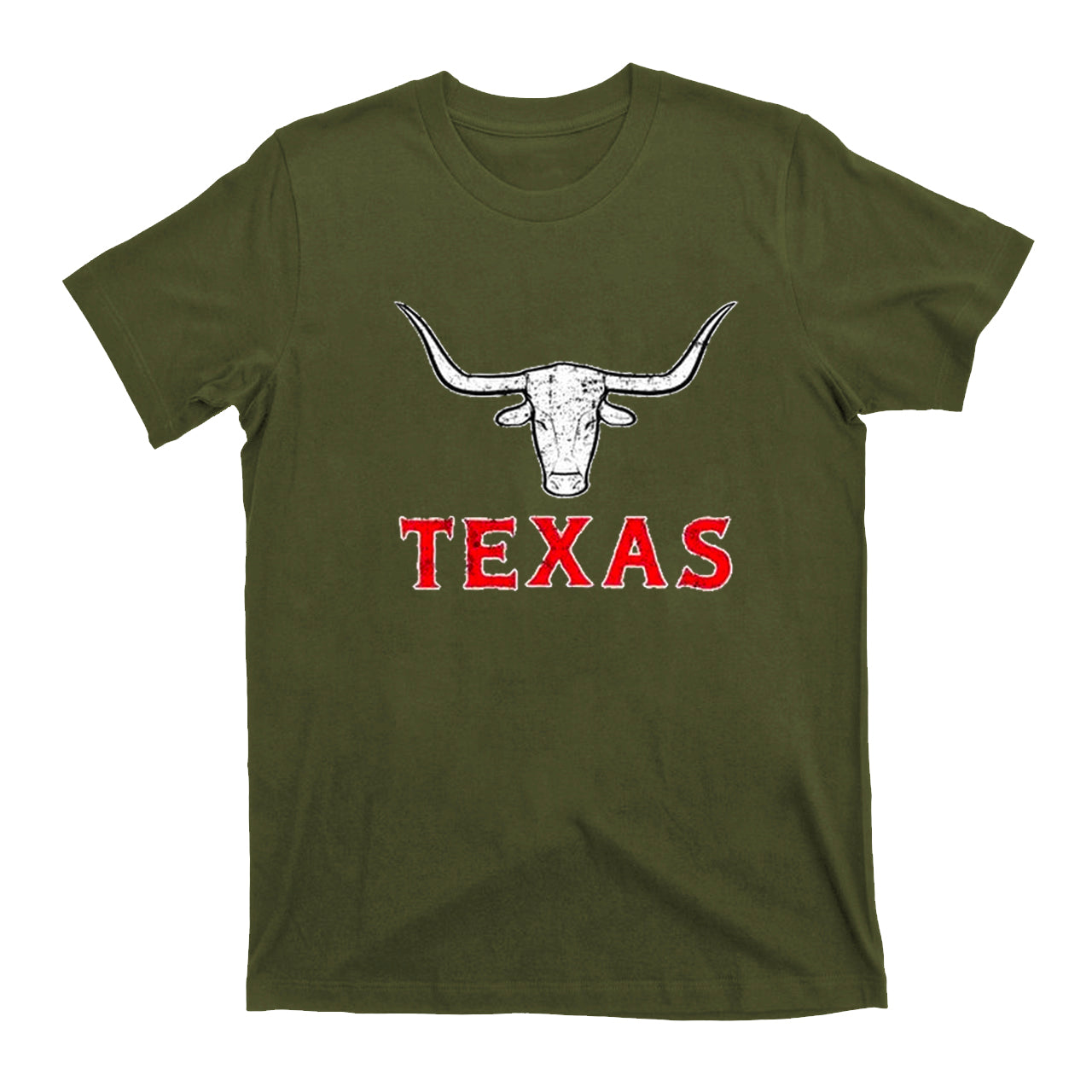 Classic Texas Cow Head Cowboy T-Shirts