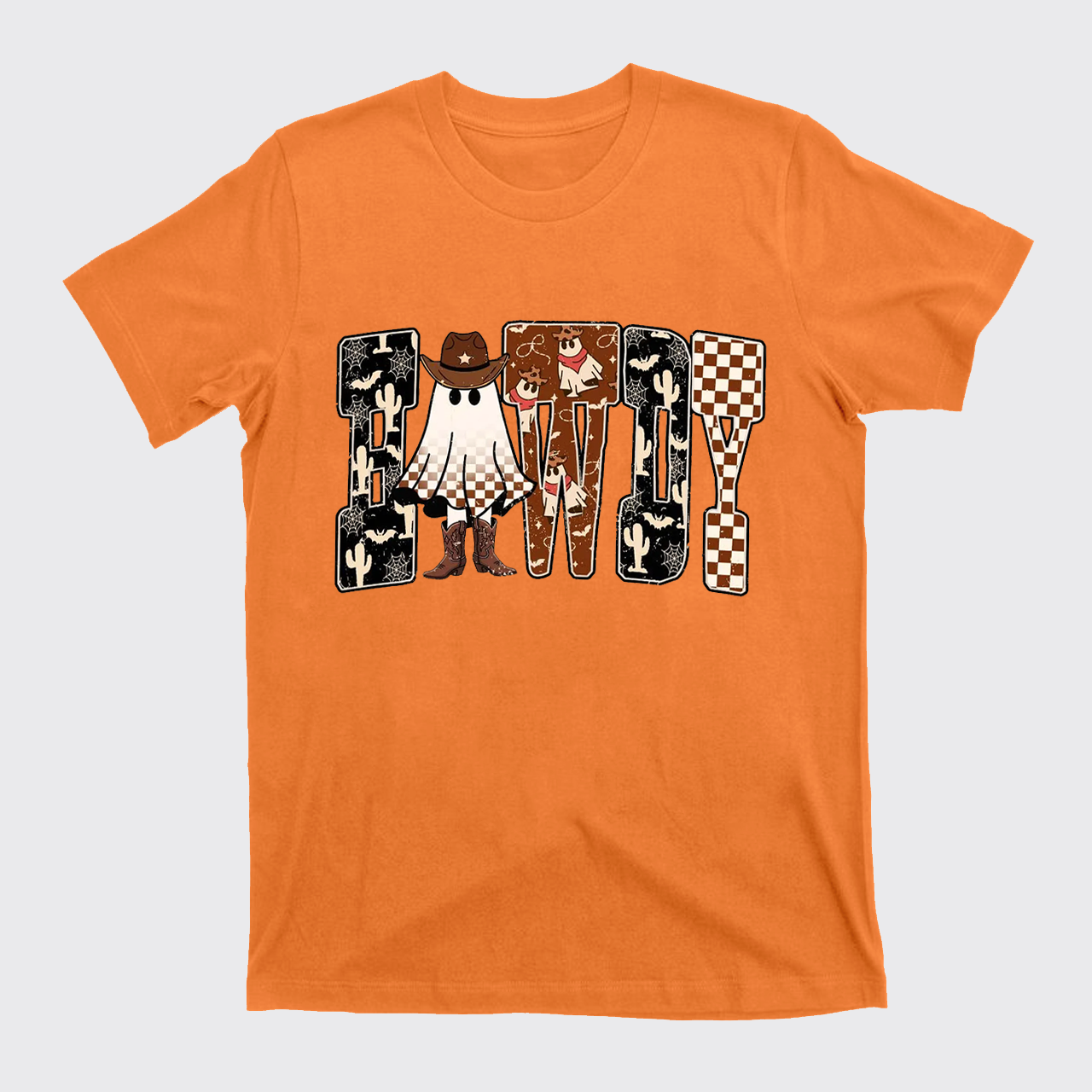 Howdy Western Halloween Ghost T-Shirts