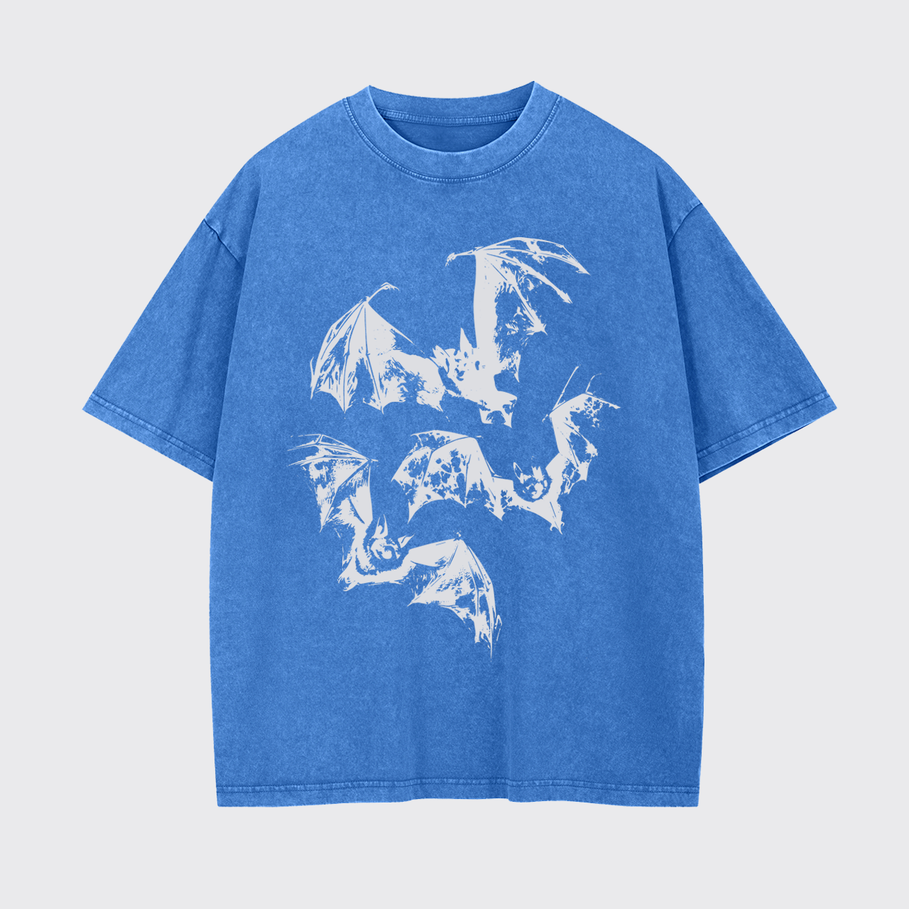 Halloween Three Bats Garment-dye Tees
