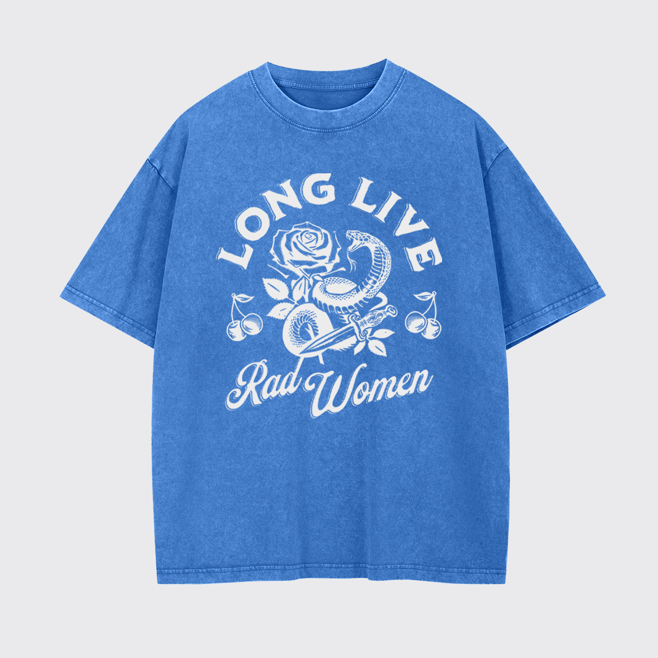 Long Live Rad Women Garment-dye Tees