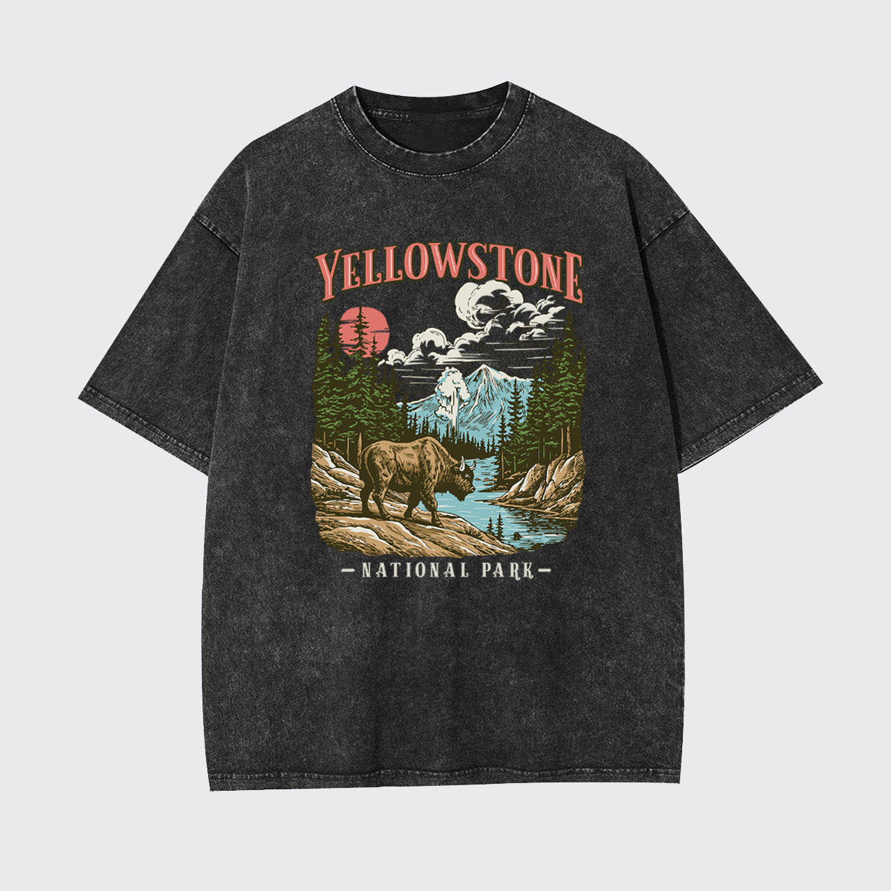 Vintage Yellowstone National Park Garment-dye Tees