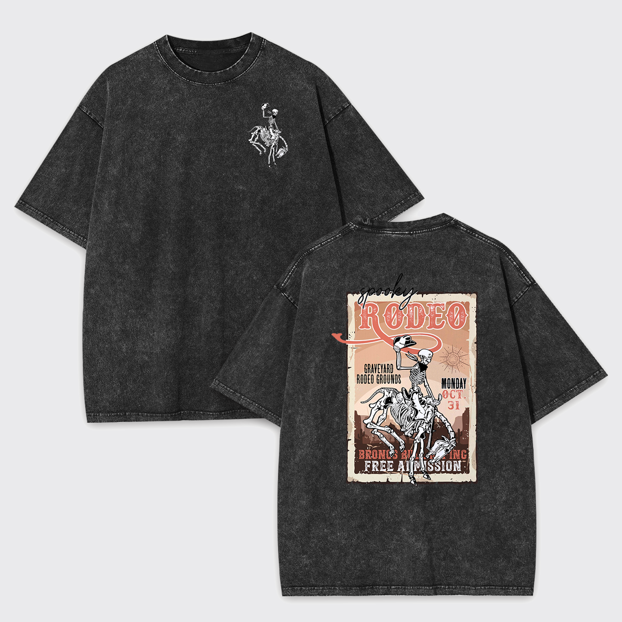 Your Halloween Stamp Garment-dye Tees