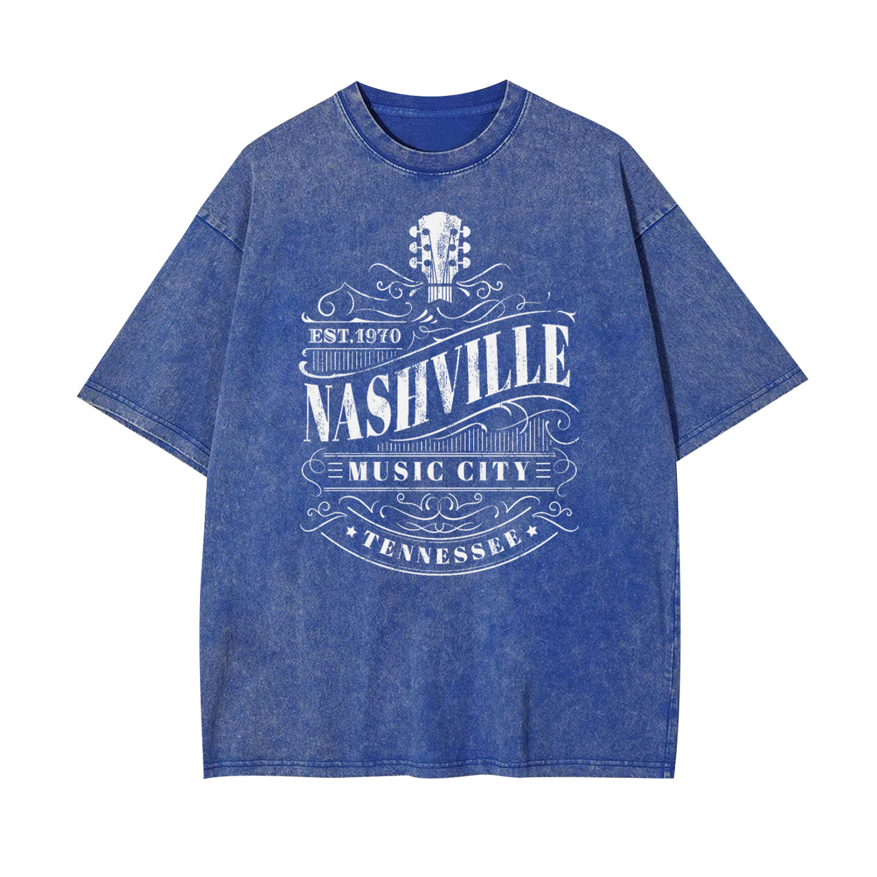 Nashville Music City EST.1970 Garment-dye Tees