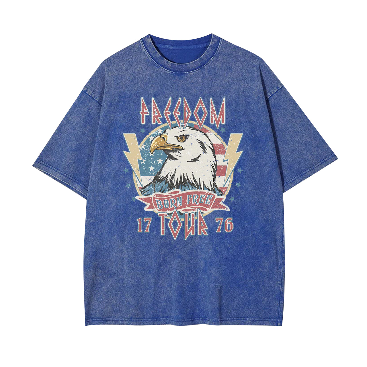 Born Free 1776 Garment-dye Tees