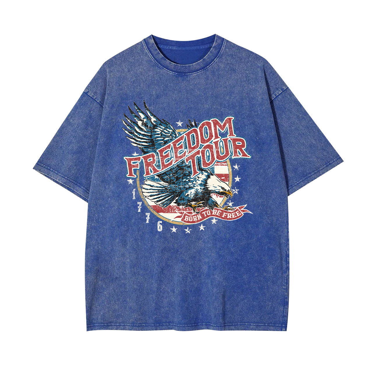 Born to Be Free 1776 Garment-dye Tees
