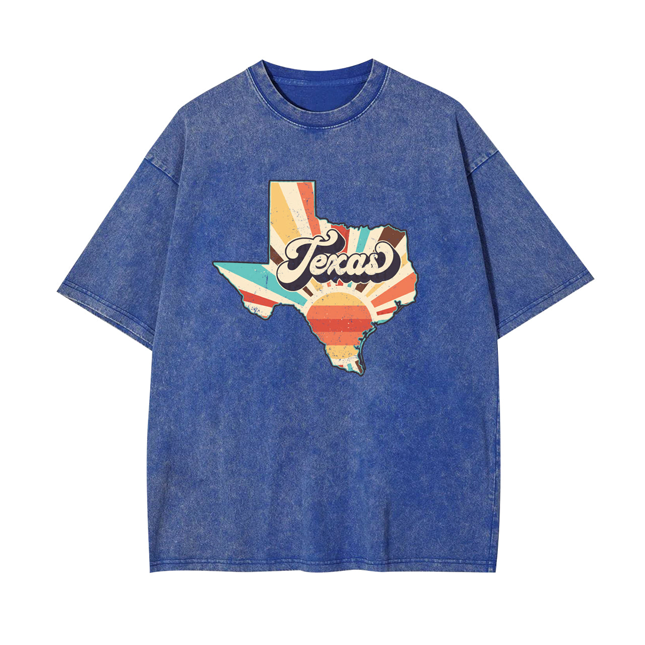Retro Texas States Clipart Garment-dye Tees