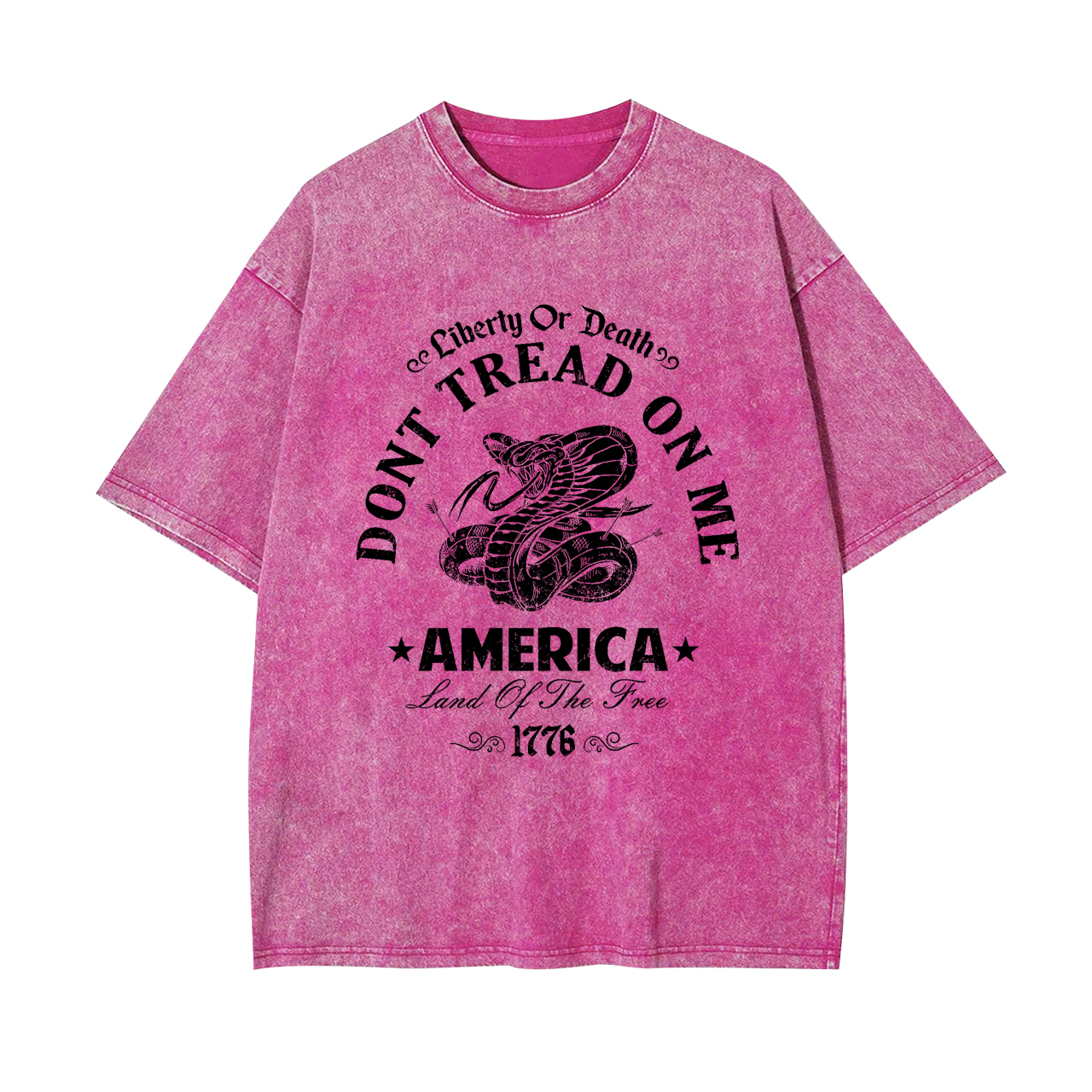America Liberty Land Of The Free Garment-dye Tees