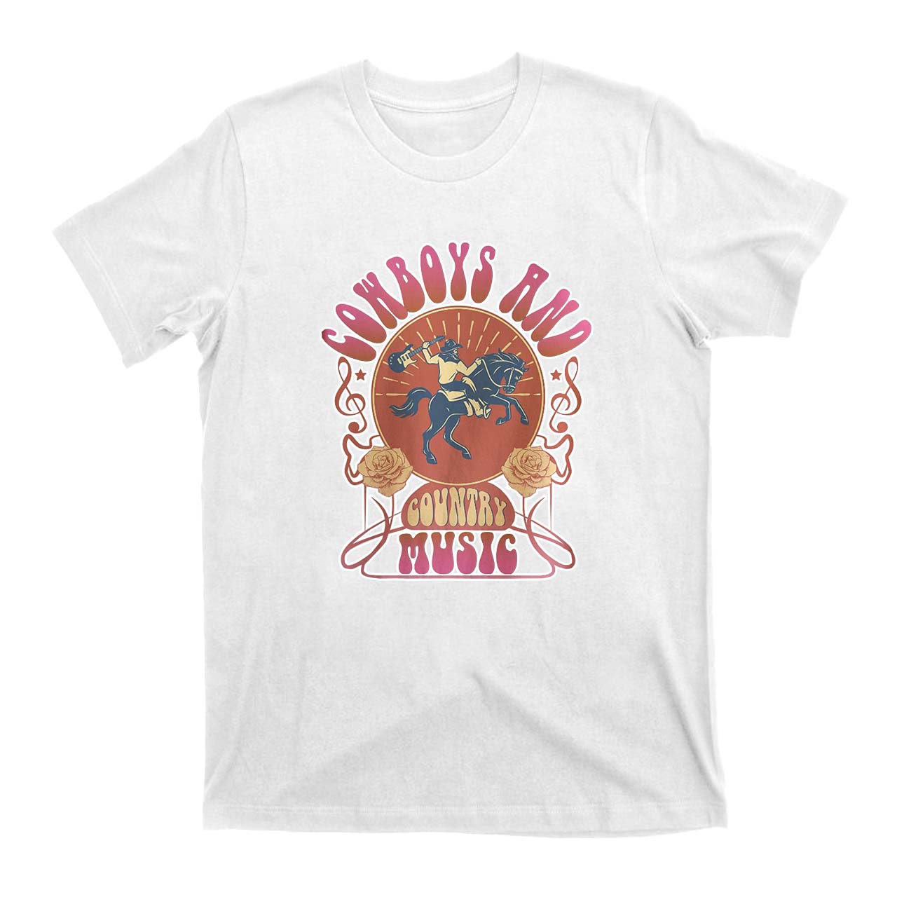 Cowboys And Country Music Cowboy T-Shirts