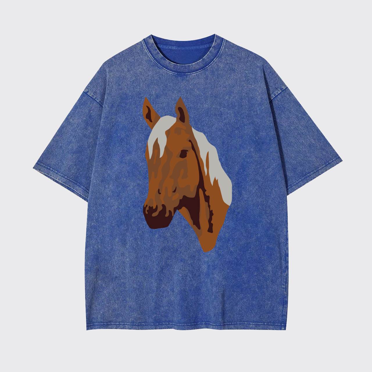 Rodeo Western Horse Garment-dye Tees