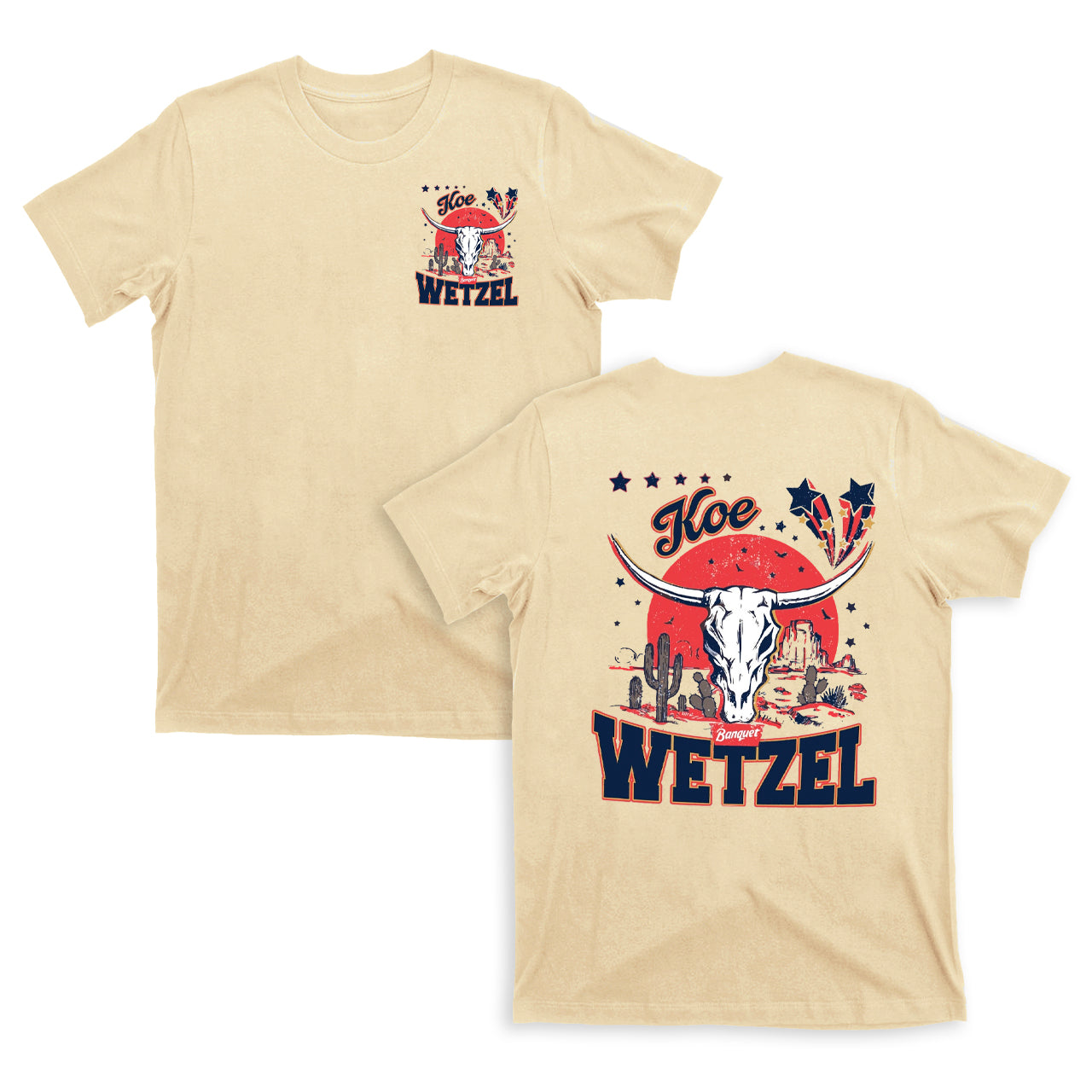 Koe Wetzel Bullhead Cowboy T-Shirts