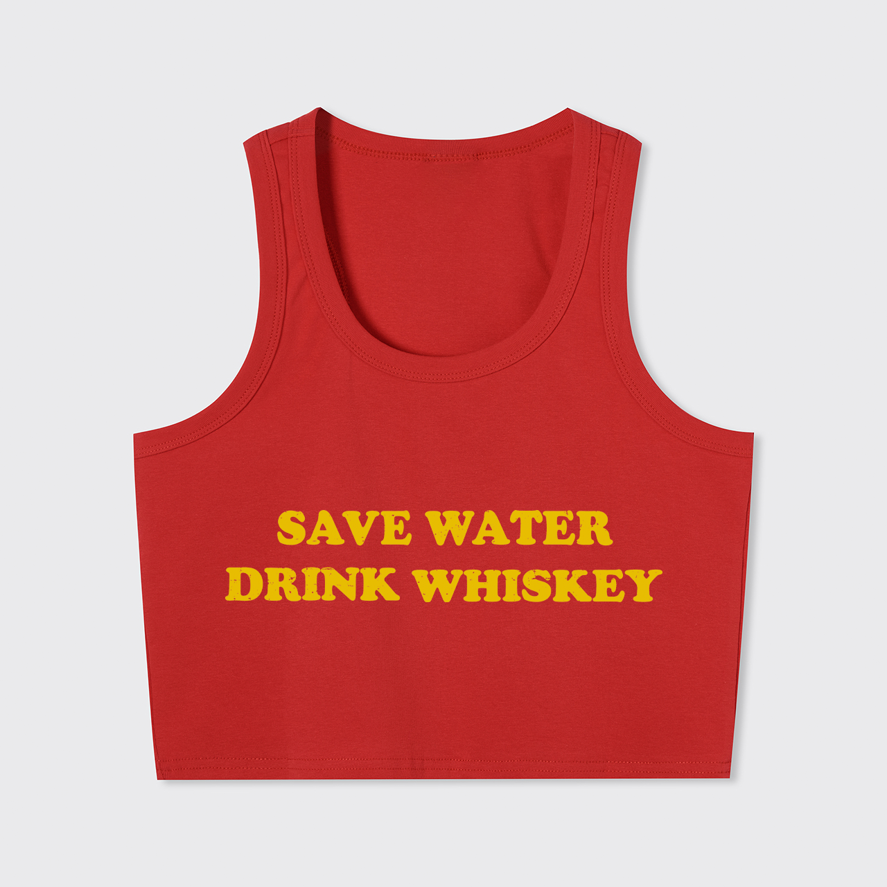Save Water Drink Whiskey Tank Top
