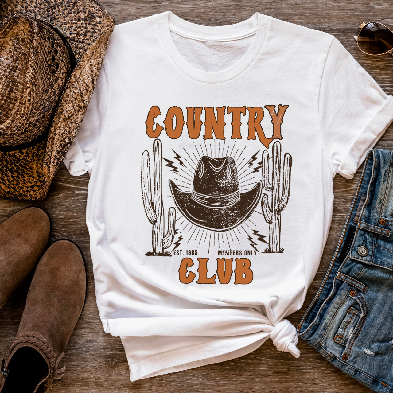 Country Club Cowgirl Tees