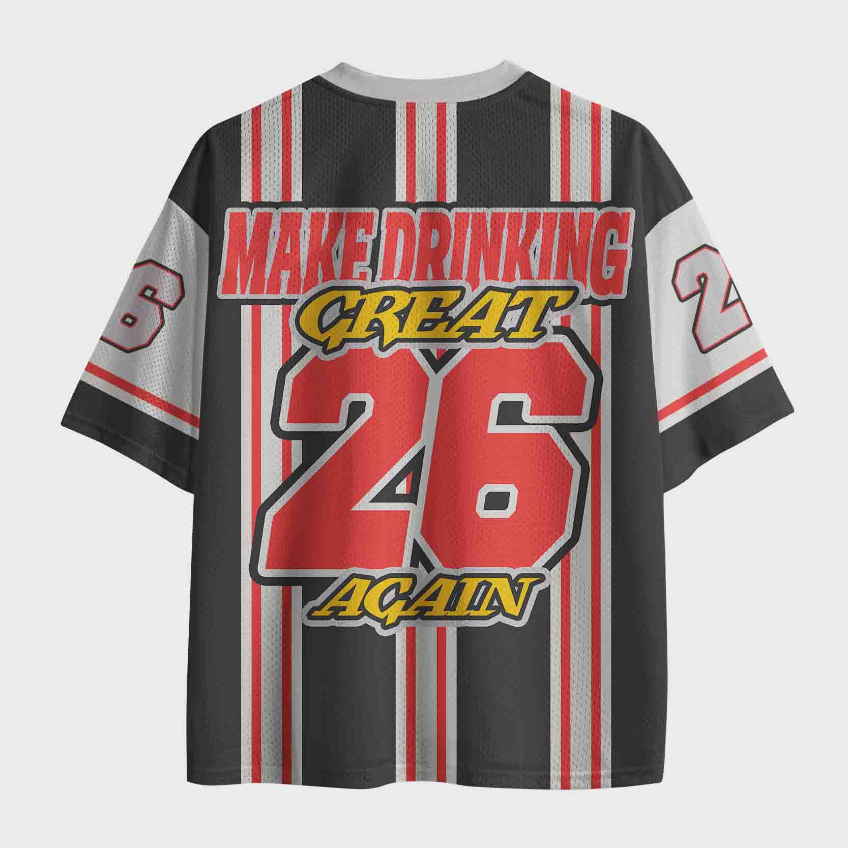 Personalized Make Drinking Great Again Mesh Jersey