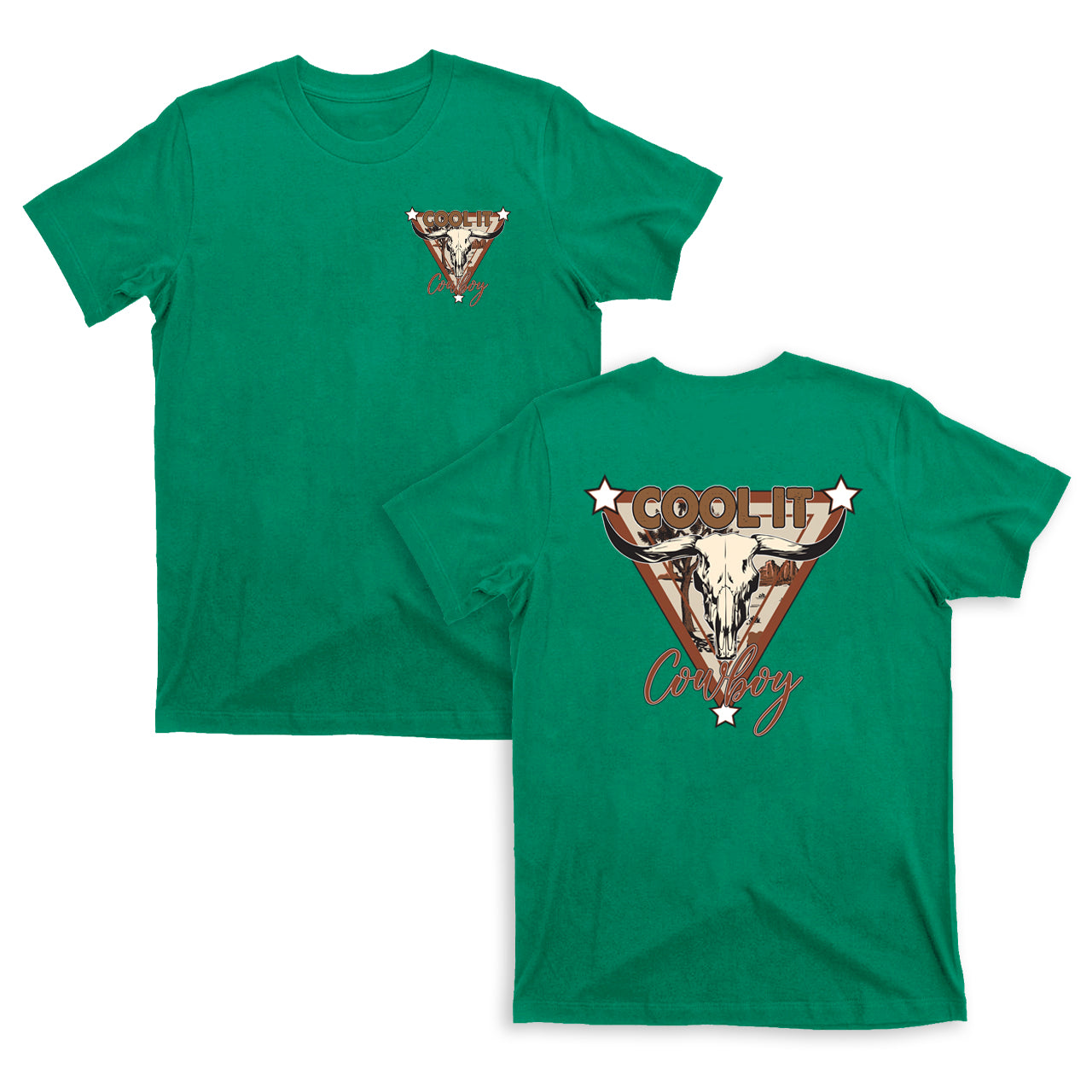 Cowboy Cool It Mysterious Triangle T-shirts