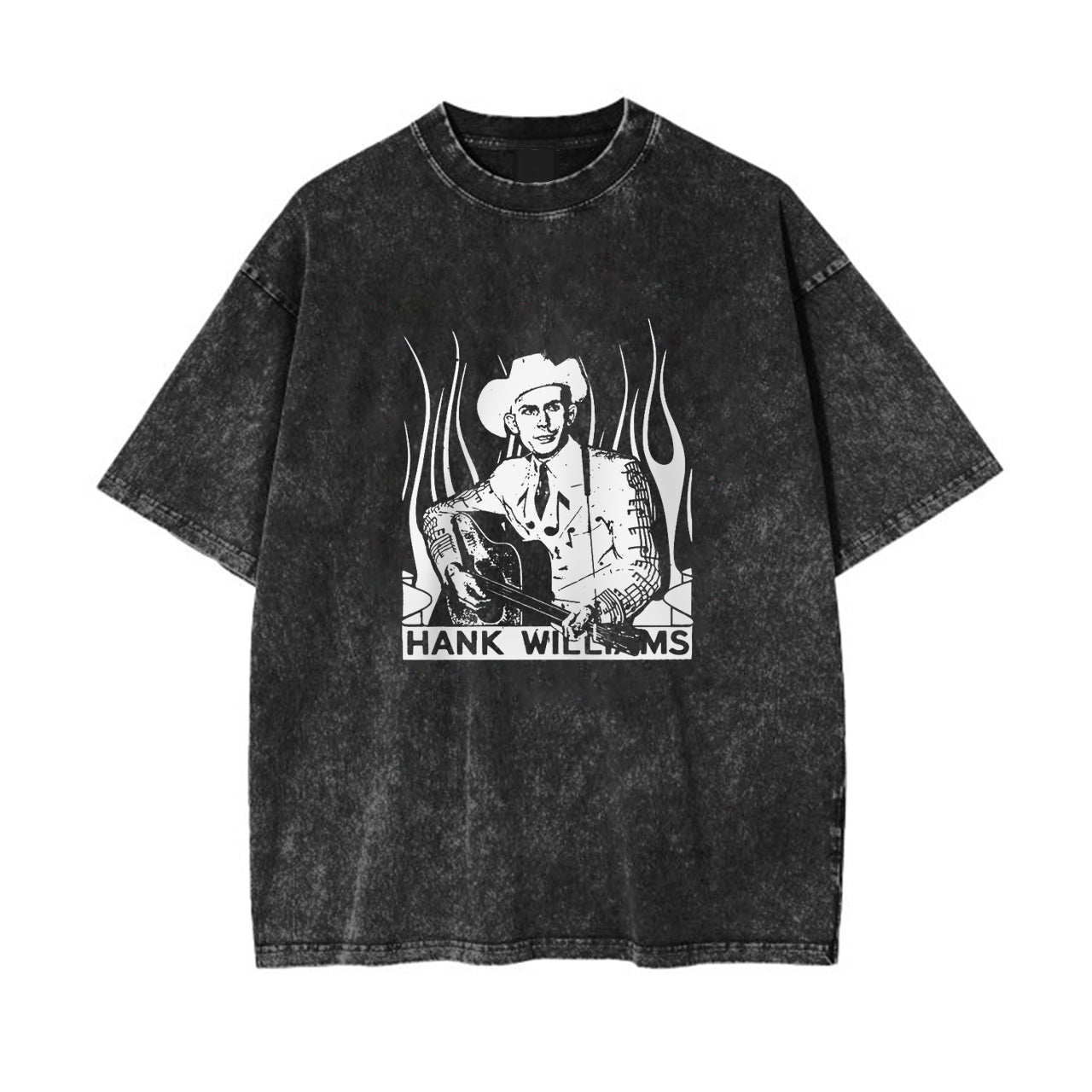 Outlaw Country Music Hank Williams Garment-dye Tees